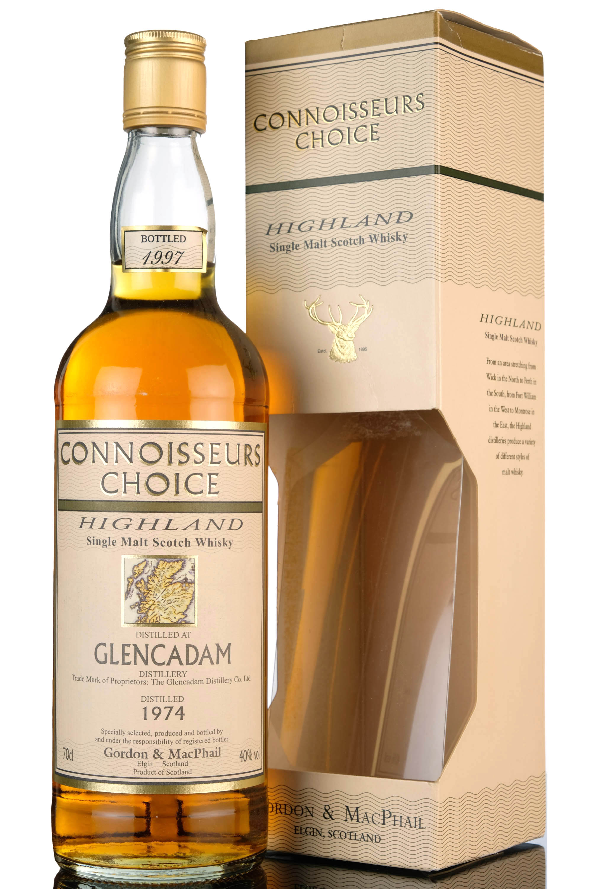 Glencadam 1974 - 1997 Gordon Macphail Connoisseurs Choice