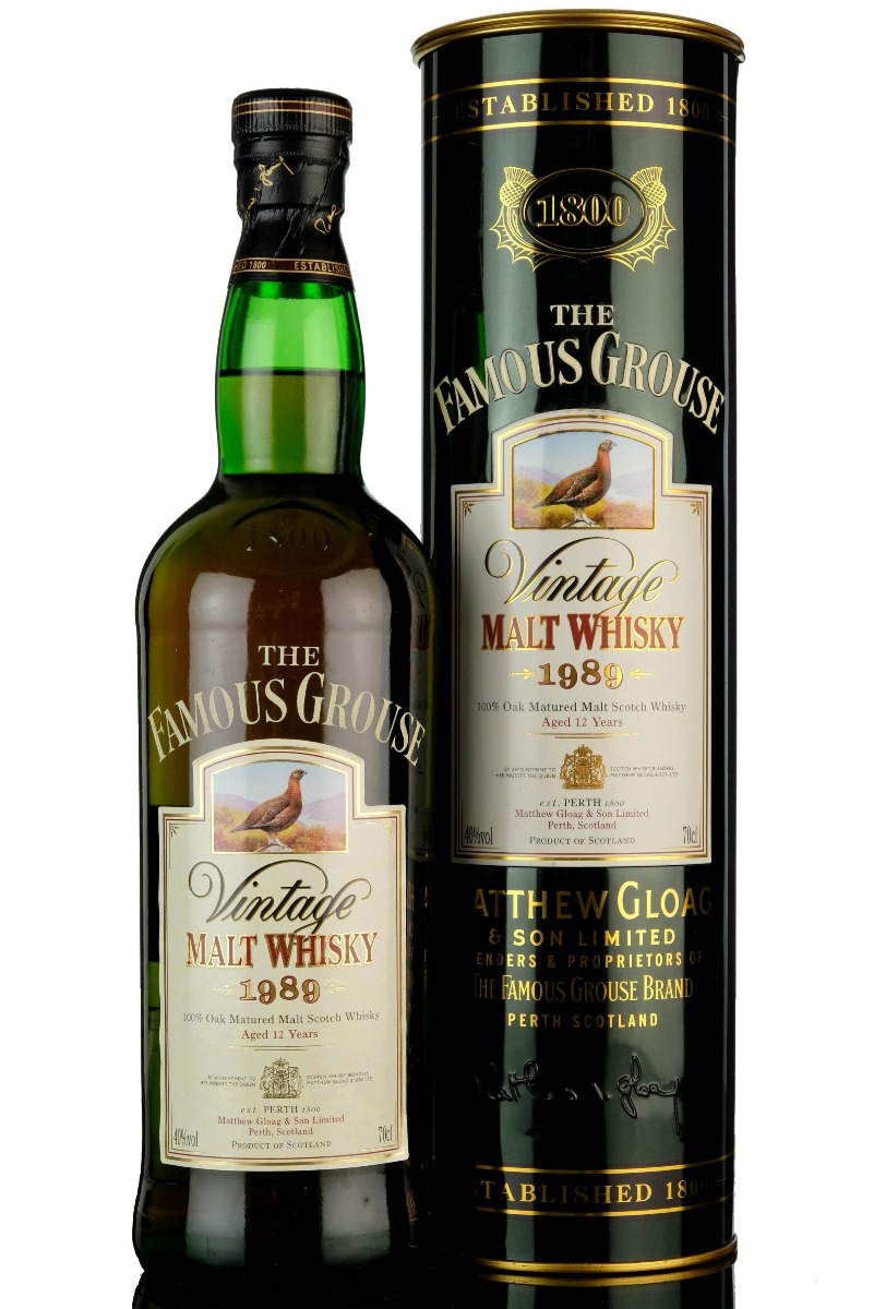 Famous Grouse 1989 - 12 Year Old