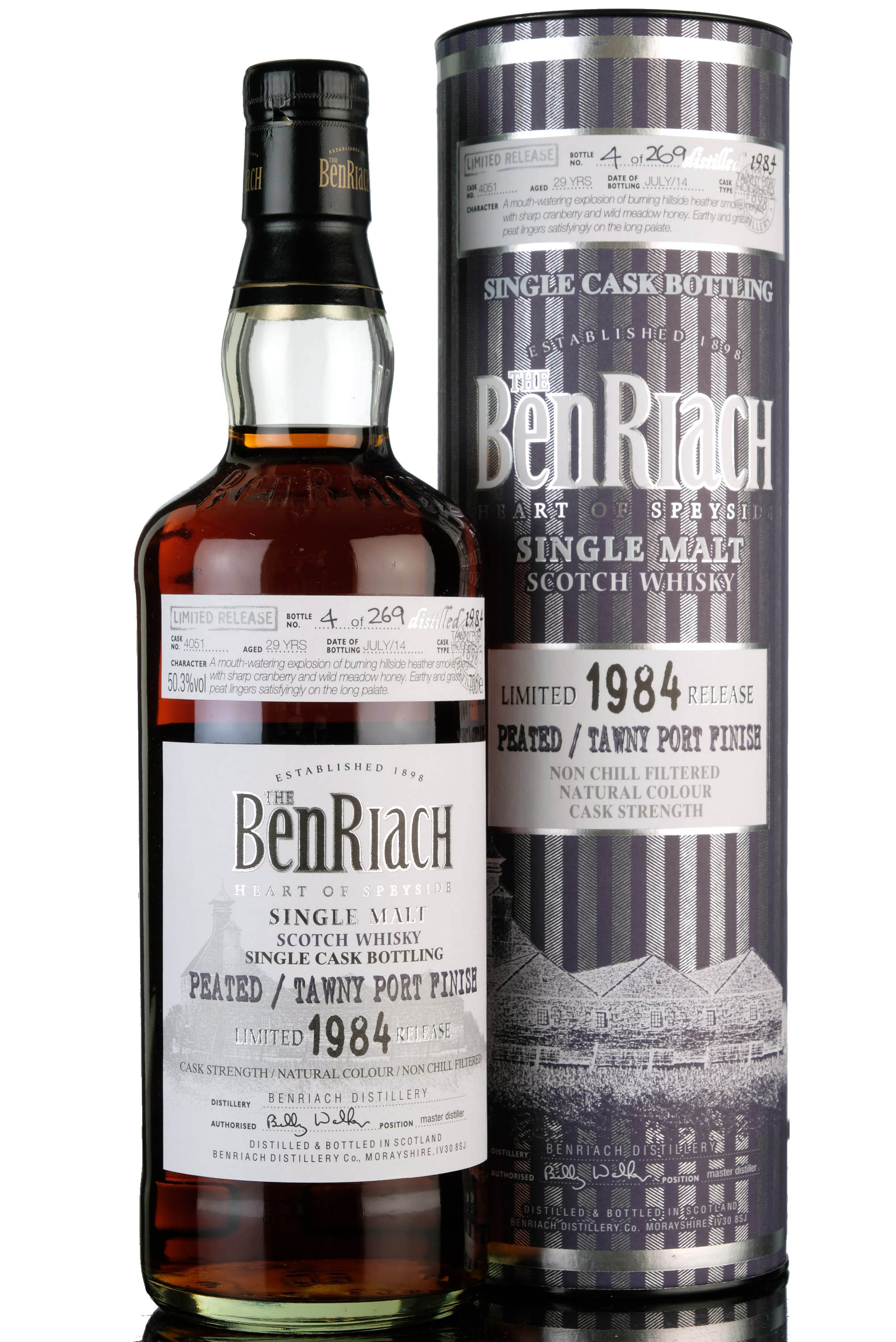 Benriach 19842014  29 Year Old  Single Cask 4051