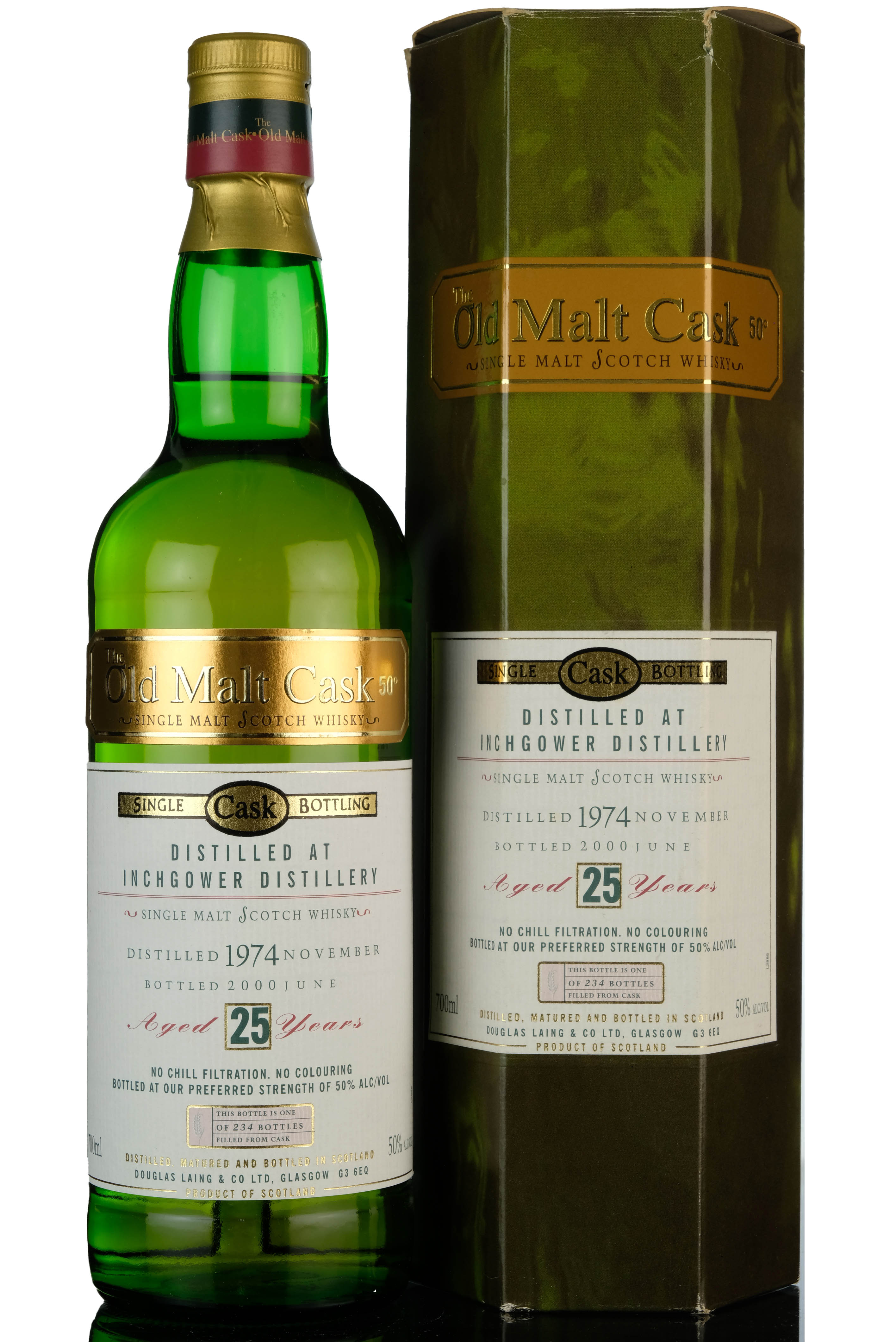 Inchgower 1974-2000 - 25 Year Old - Douglas Laing - Old Malt Cask