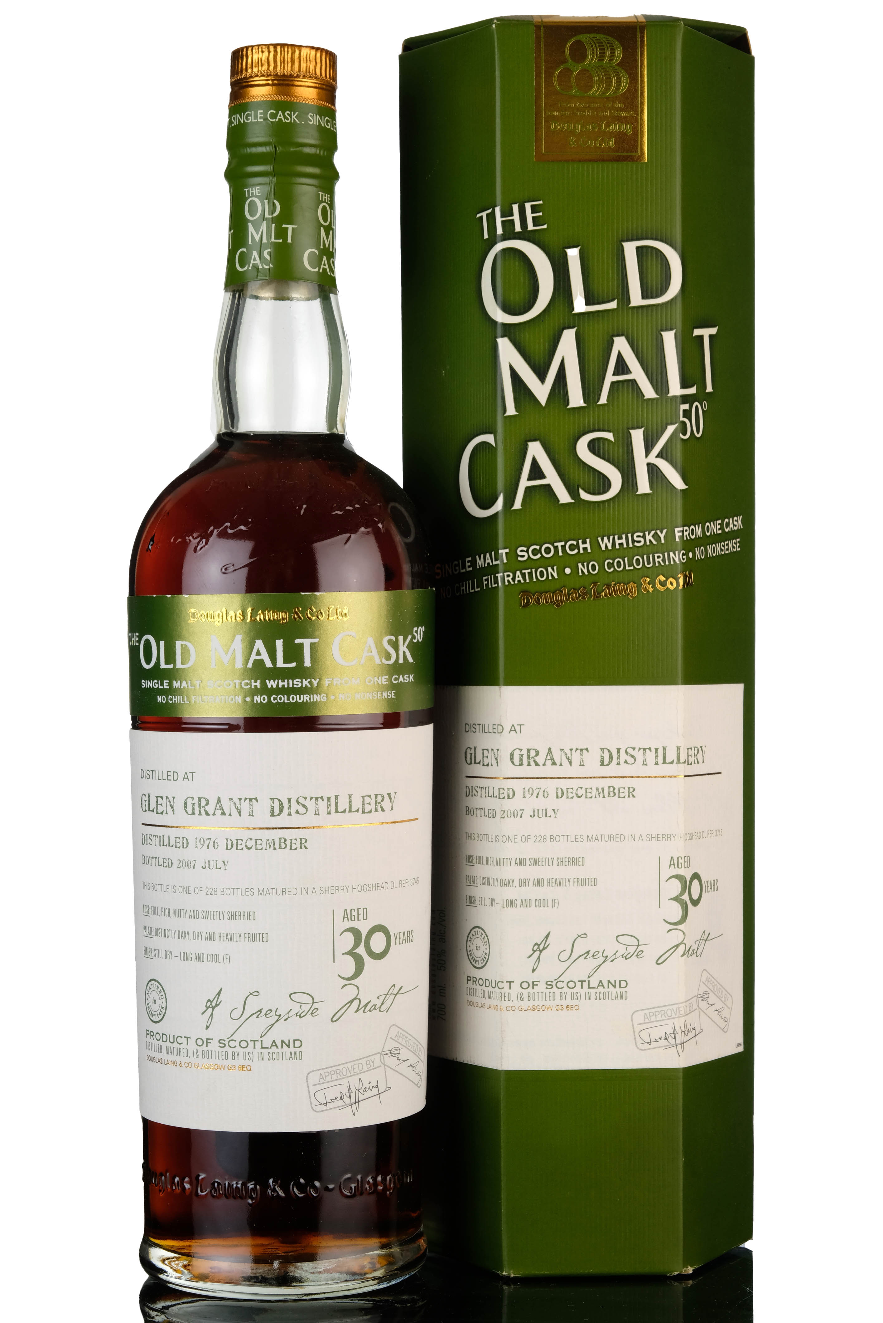Glen Grant 1976-2007 - 30 Year Old - Douglas Laing - Old Malt Cask DL3745