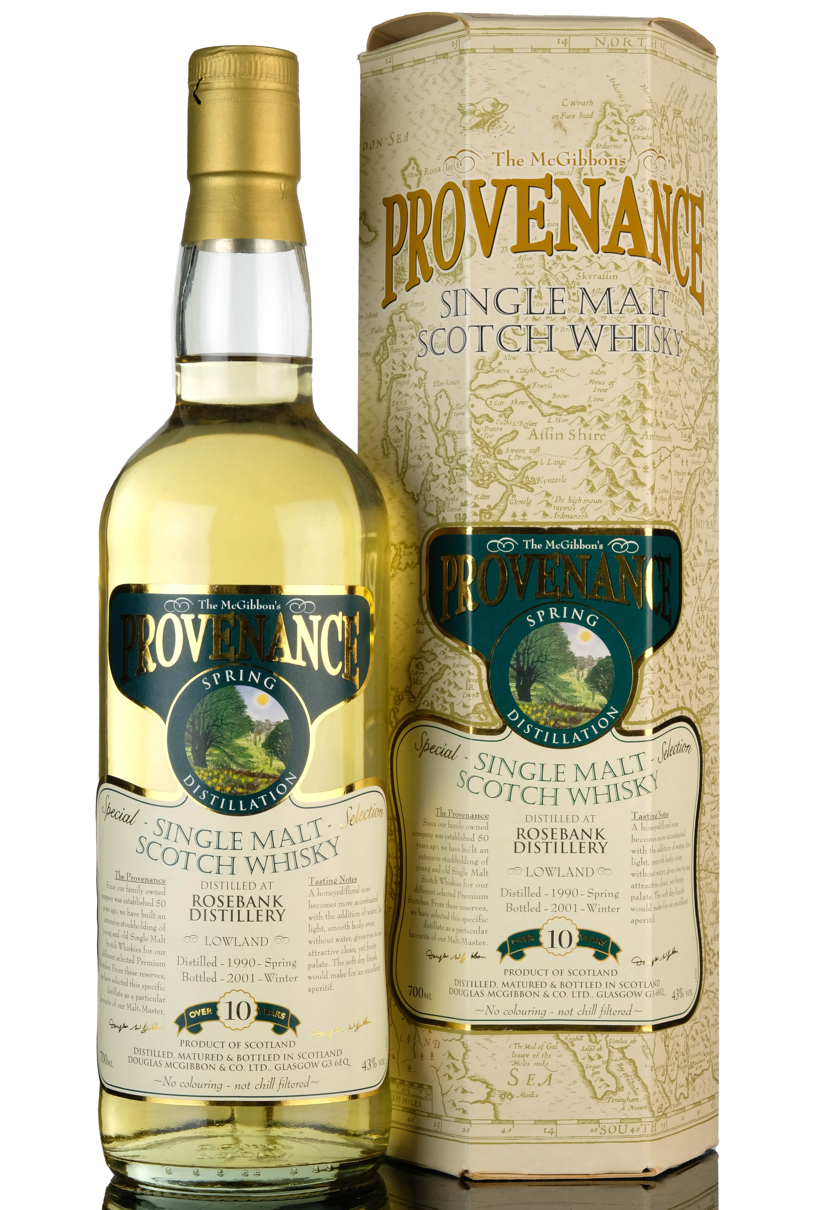 Rosebank 1990-2001 - 10 Year Old - Provenance