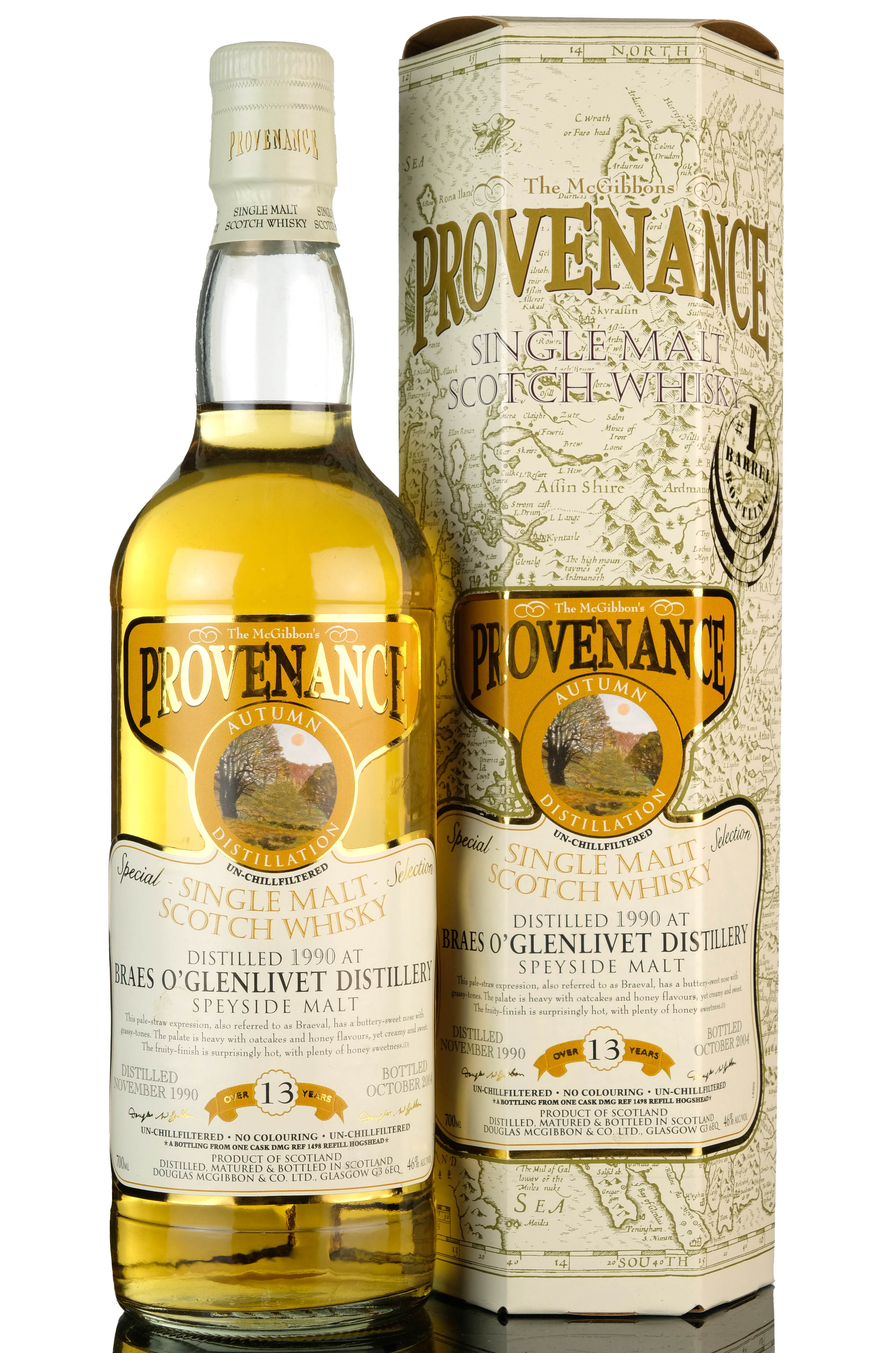 Braes Of Glenlivet 1990 - 2004 13 Provenance