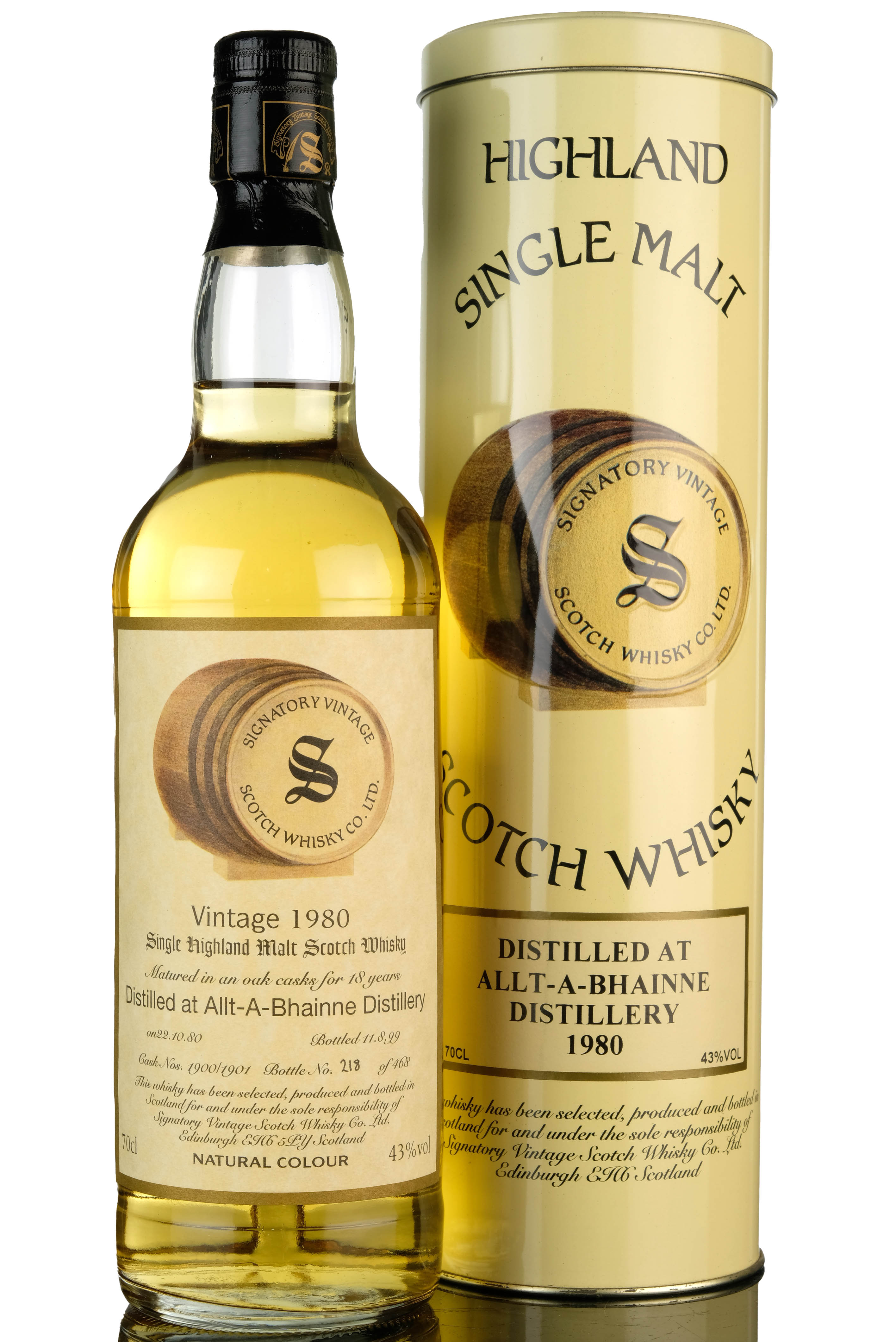 Alltabhainne 1980 - 1999 18 Signatory Vintage Casks 1900 - 1901
