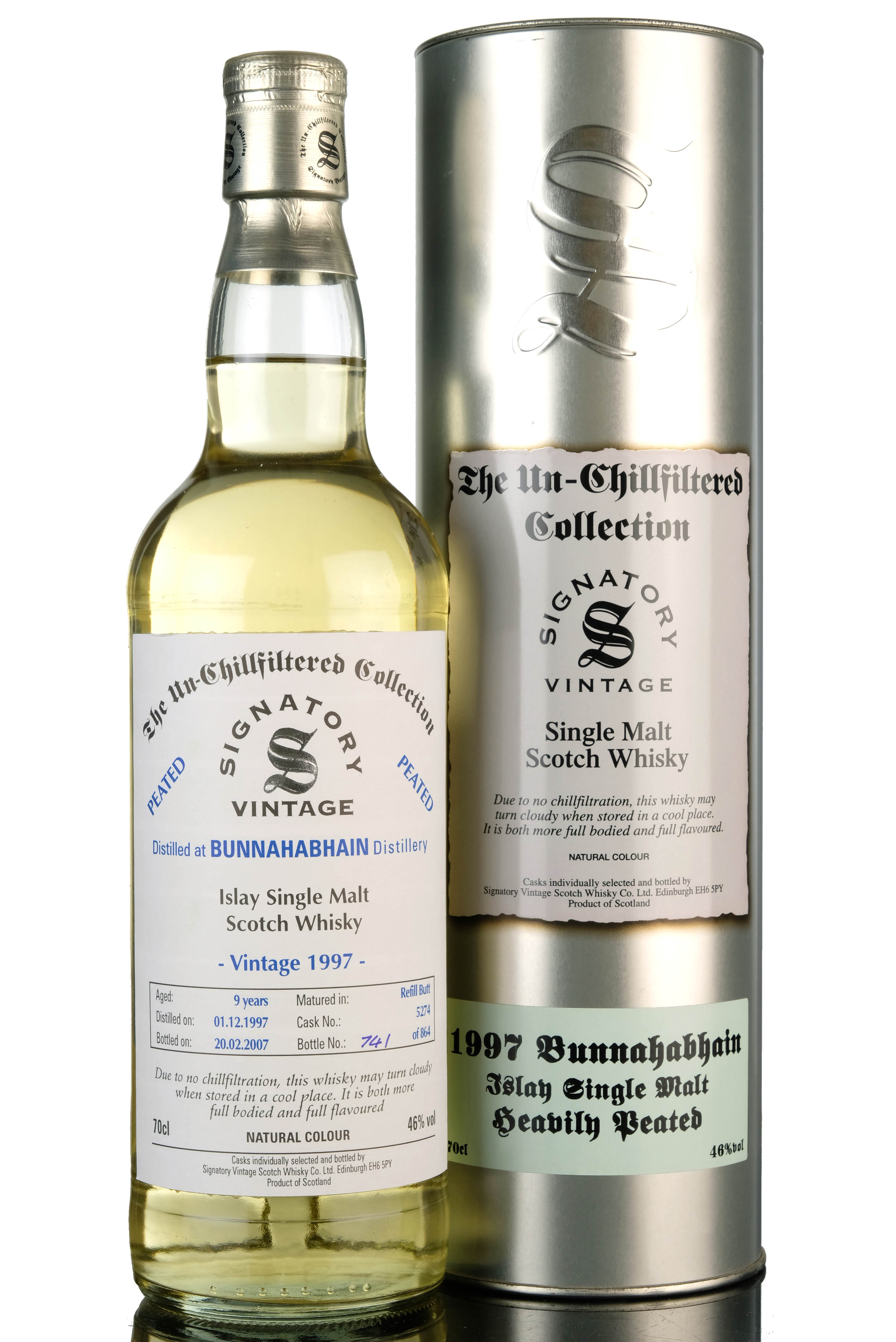 Bunnahabhain 1997 - 2006 9 Signatory Vintage Single Cask 5269