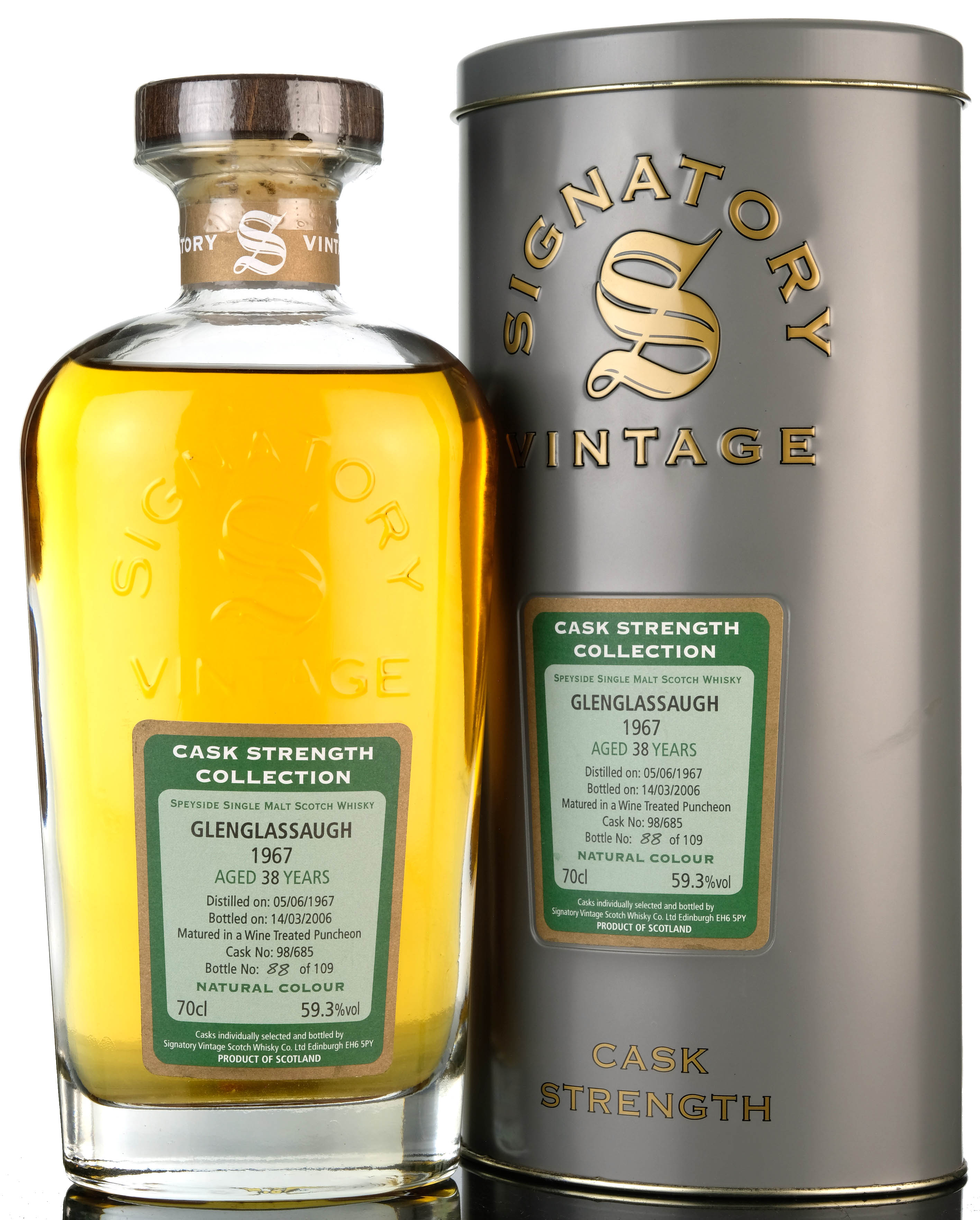 Glenglassaugh 1967 - 2006 38 Signatory Vintage Casks 98685