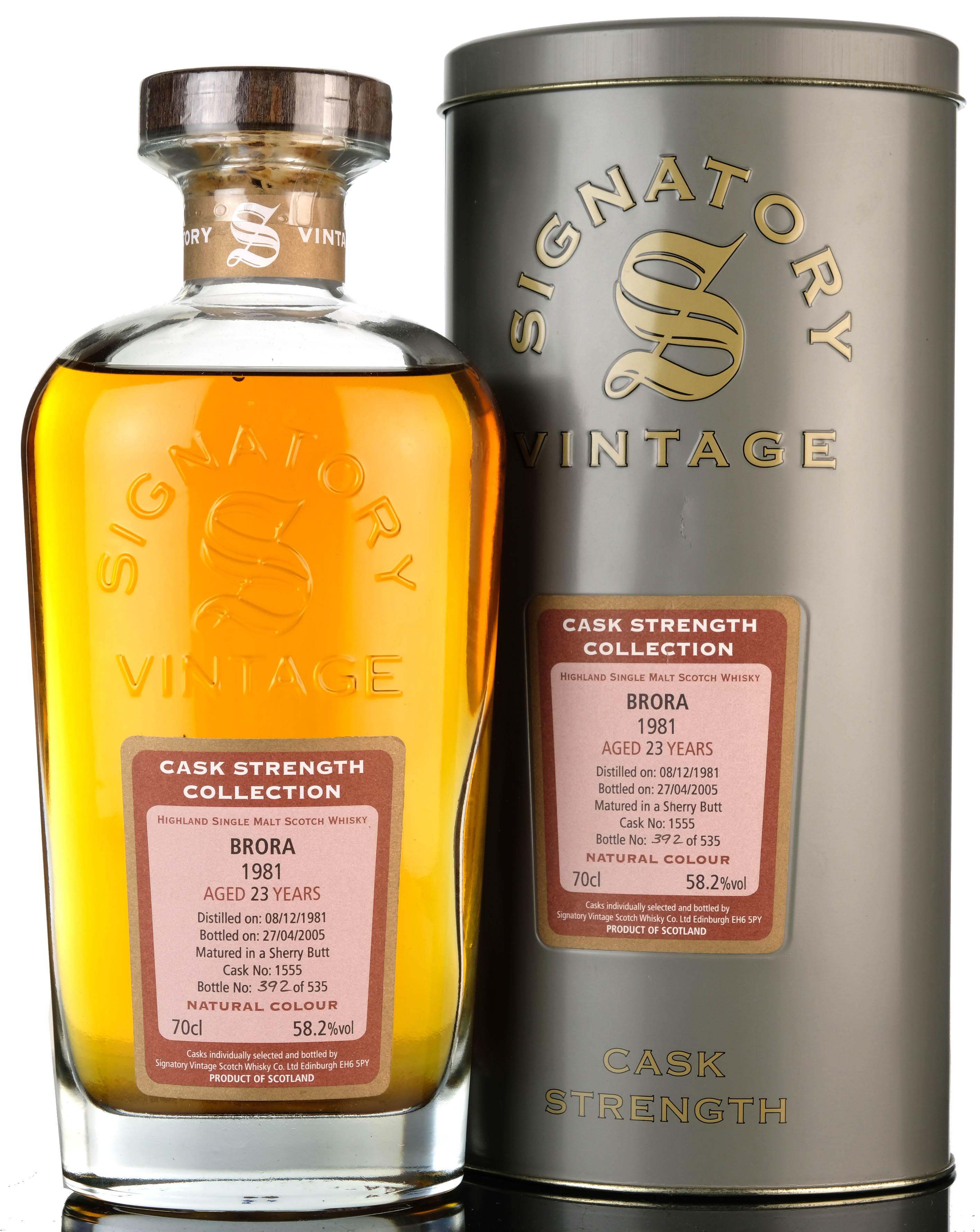 Brora 1981 - 2005 23 Signatory Vintage Single Cask 1555
