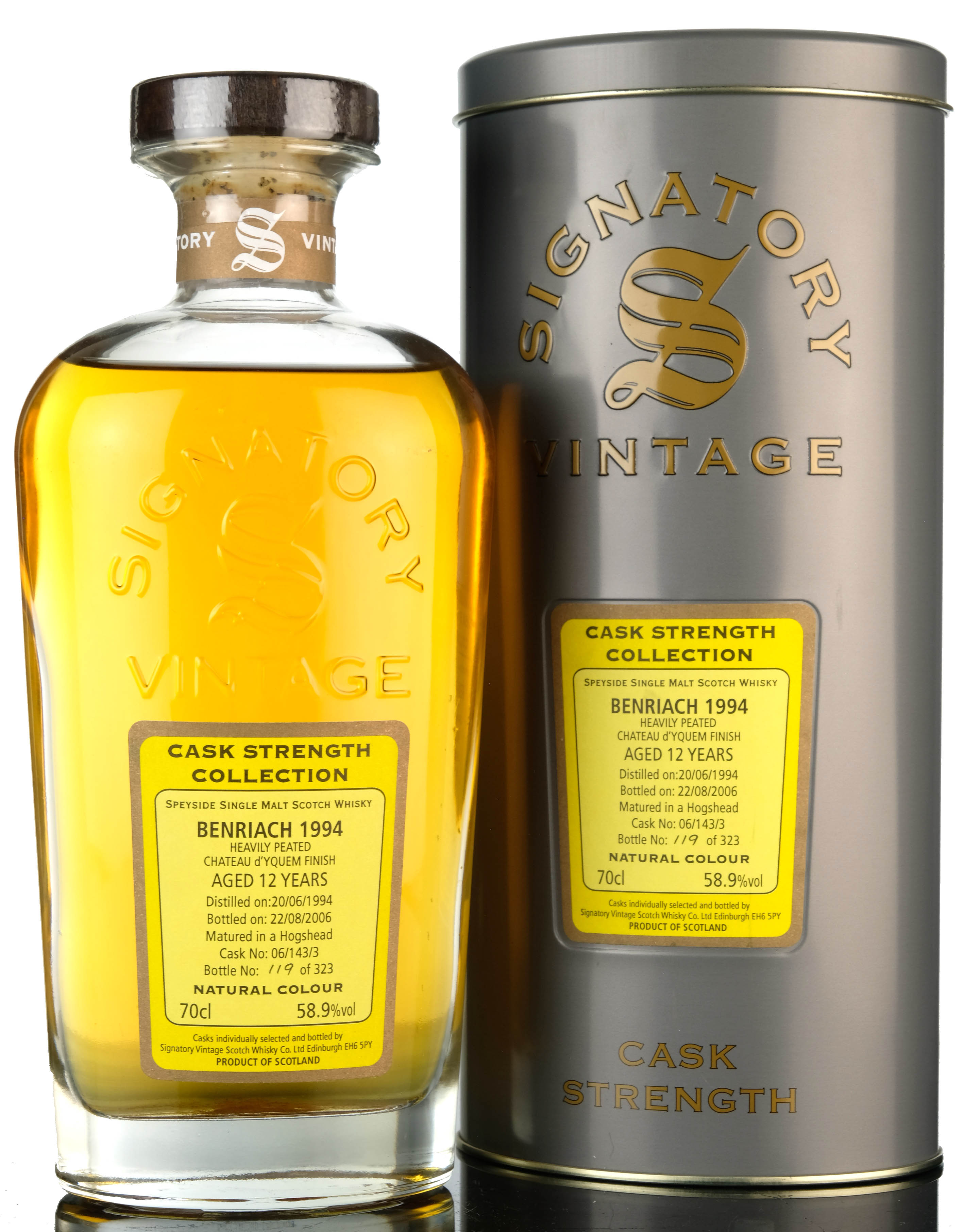 Benriach 1994 - 2006 12 Signatory Vintage Casks 061433