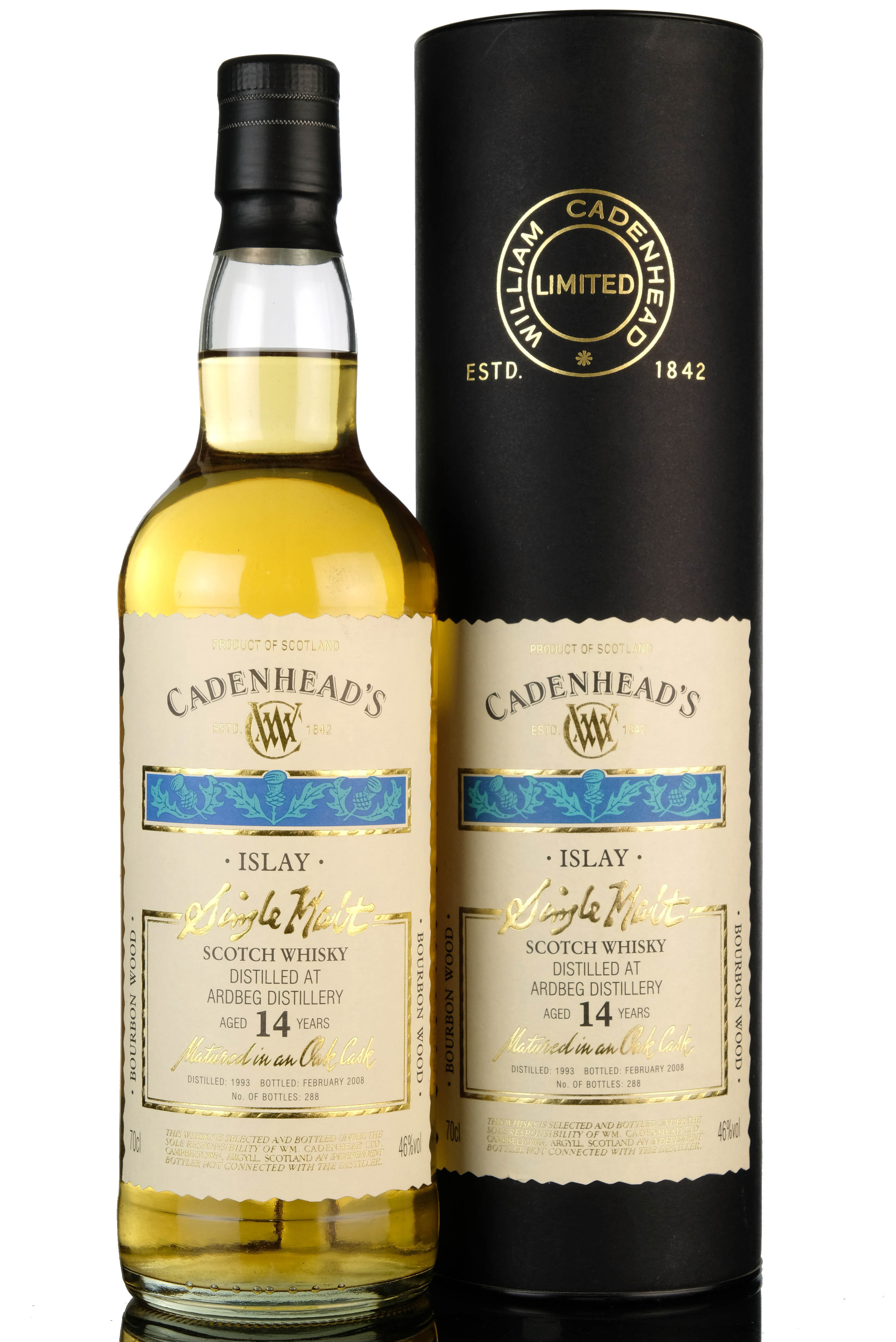 Ardbeg 1993-2008 - 14 Year Old - Cadenheads