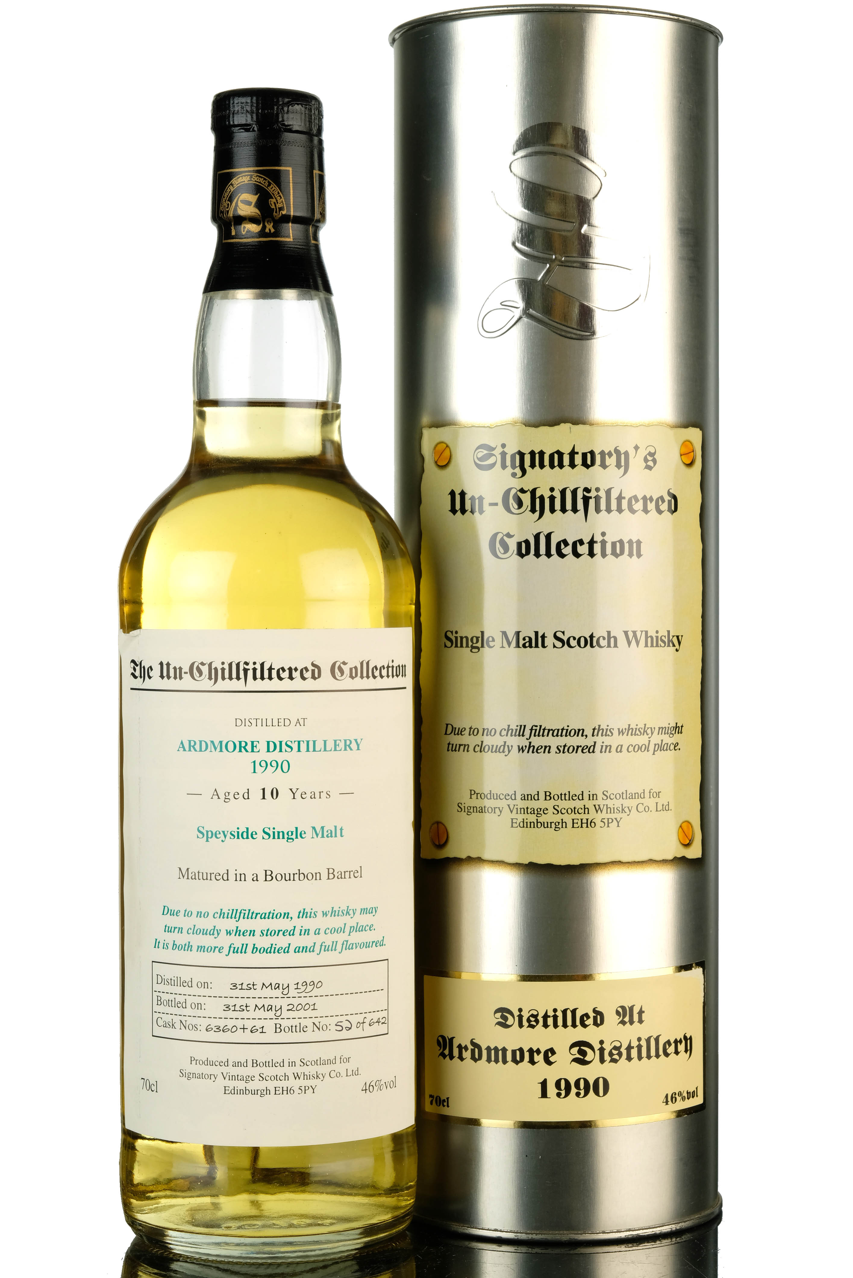 Ardmore 1990 - 2001 10 Signatory Vintage Casks 636061
