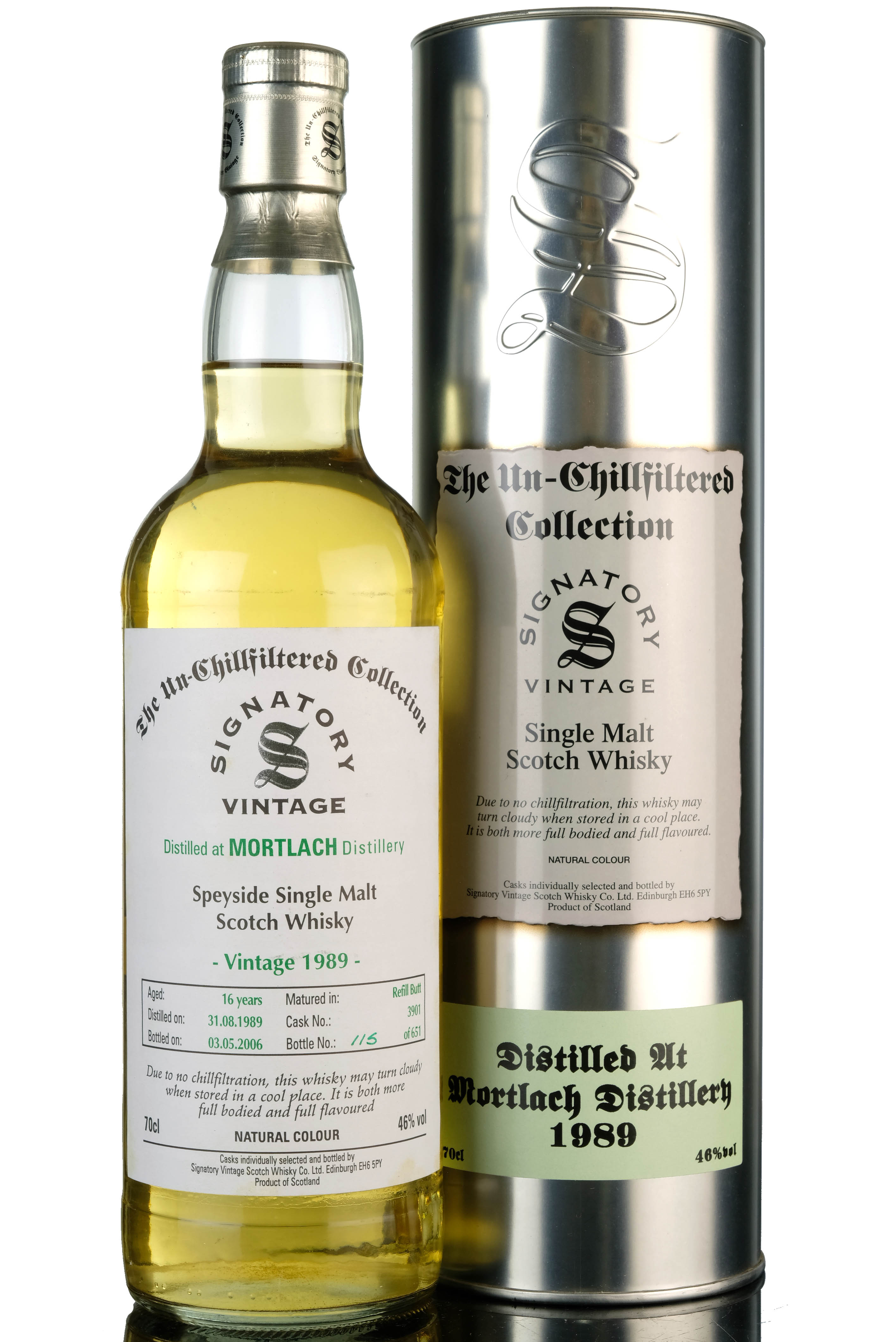 Mortlach 1989 - 2006 16 Signatory Vintage Single Cask 3901