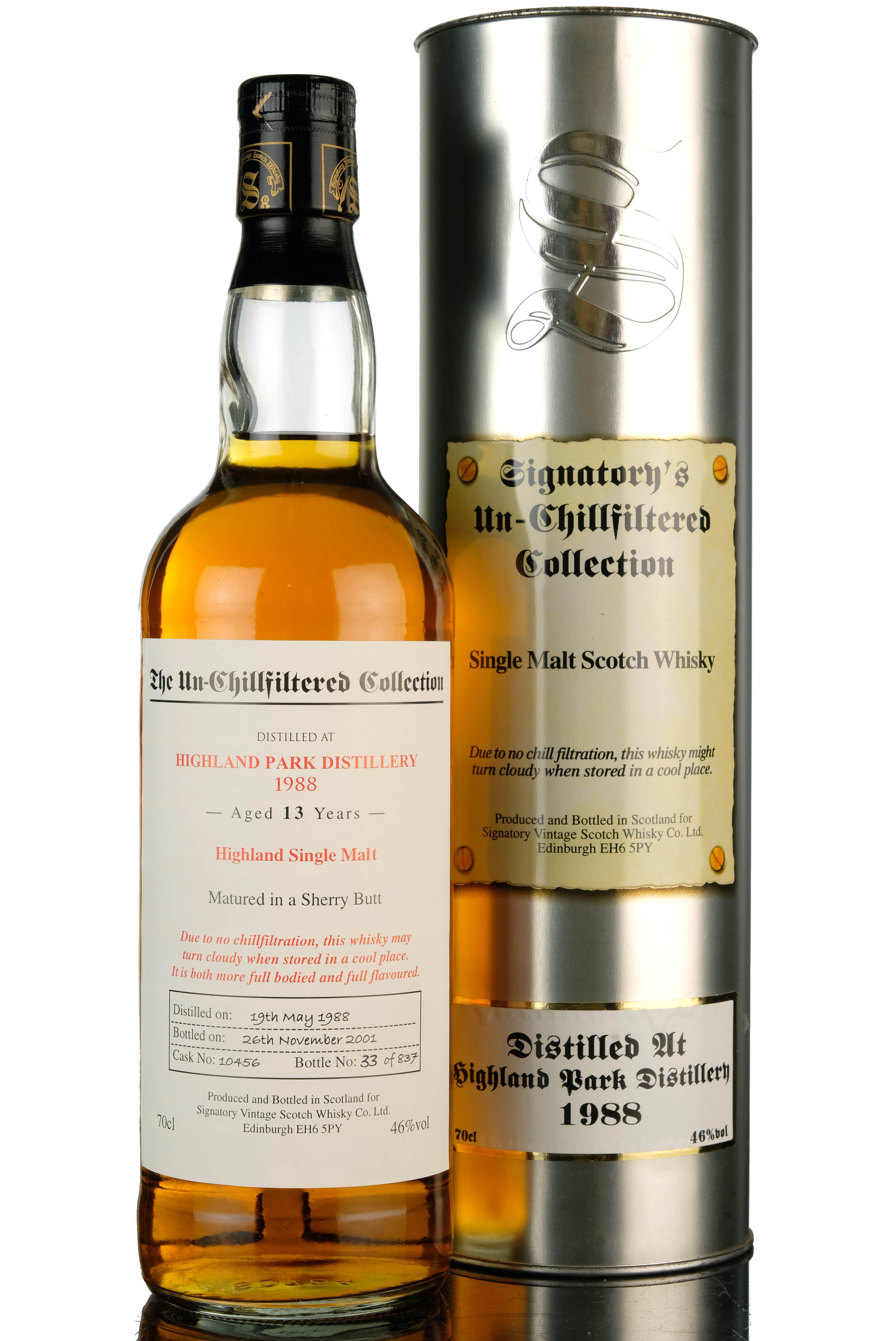 Highland Park 1988-2001 - 13 Year Old - Signatory Vintage - Single Cask 10456