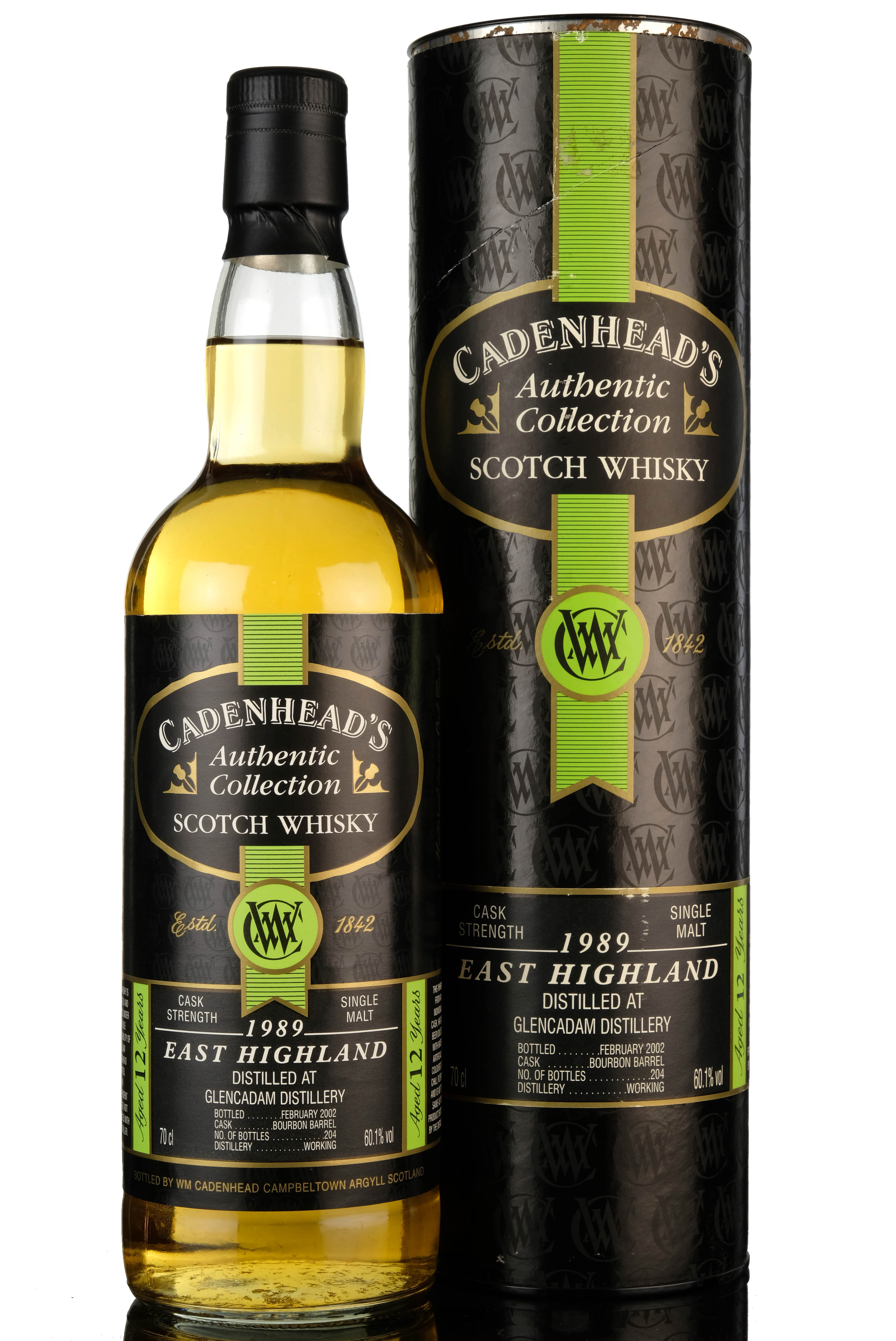 Glencadam 1989 - 2002 12 Cadenheads Authentic Collection