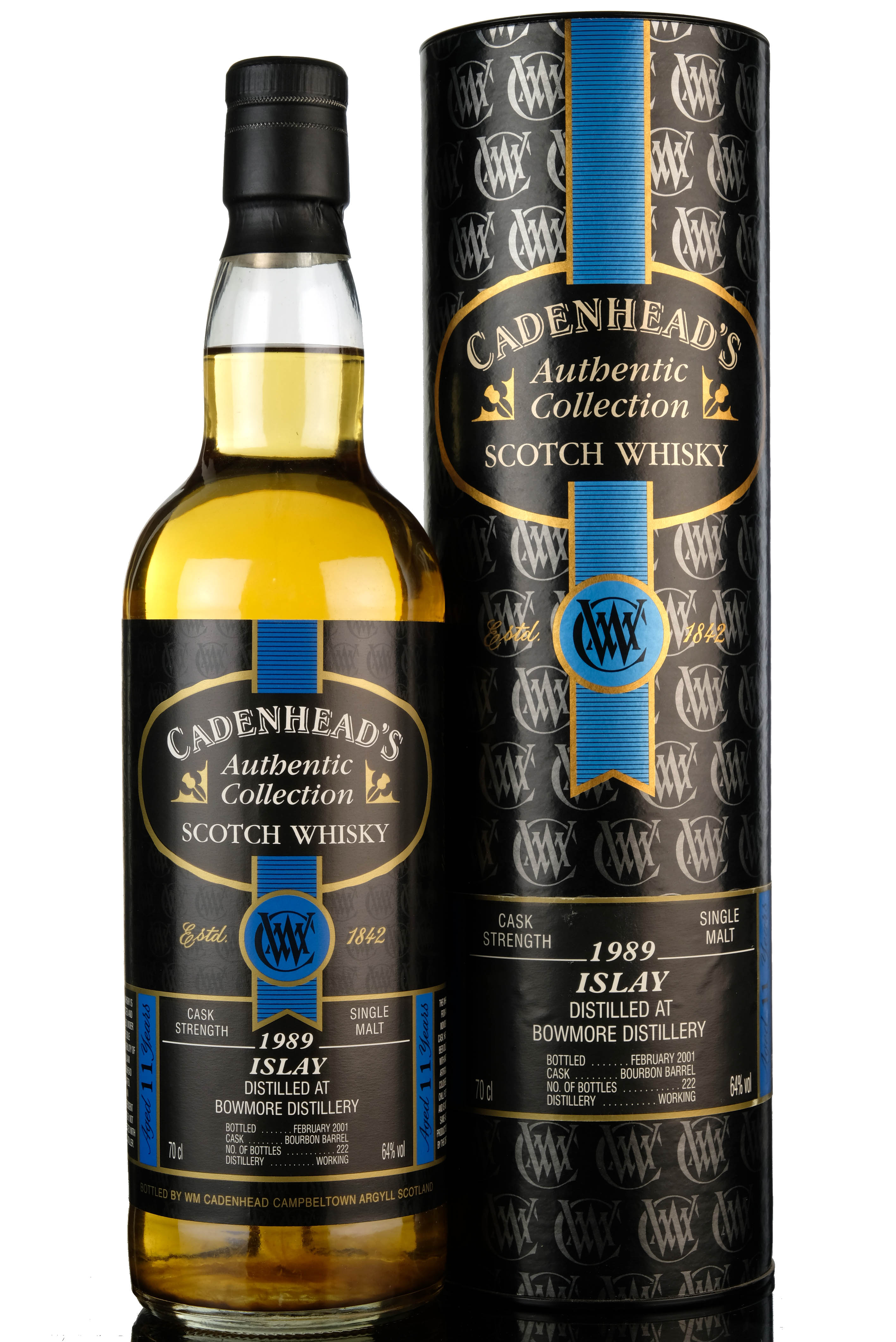 Bowmore 1989-2001 - 11 Year Old - Cadenheads Authentic Collection