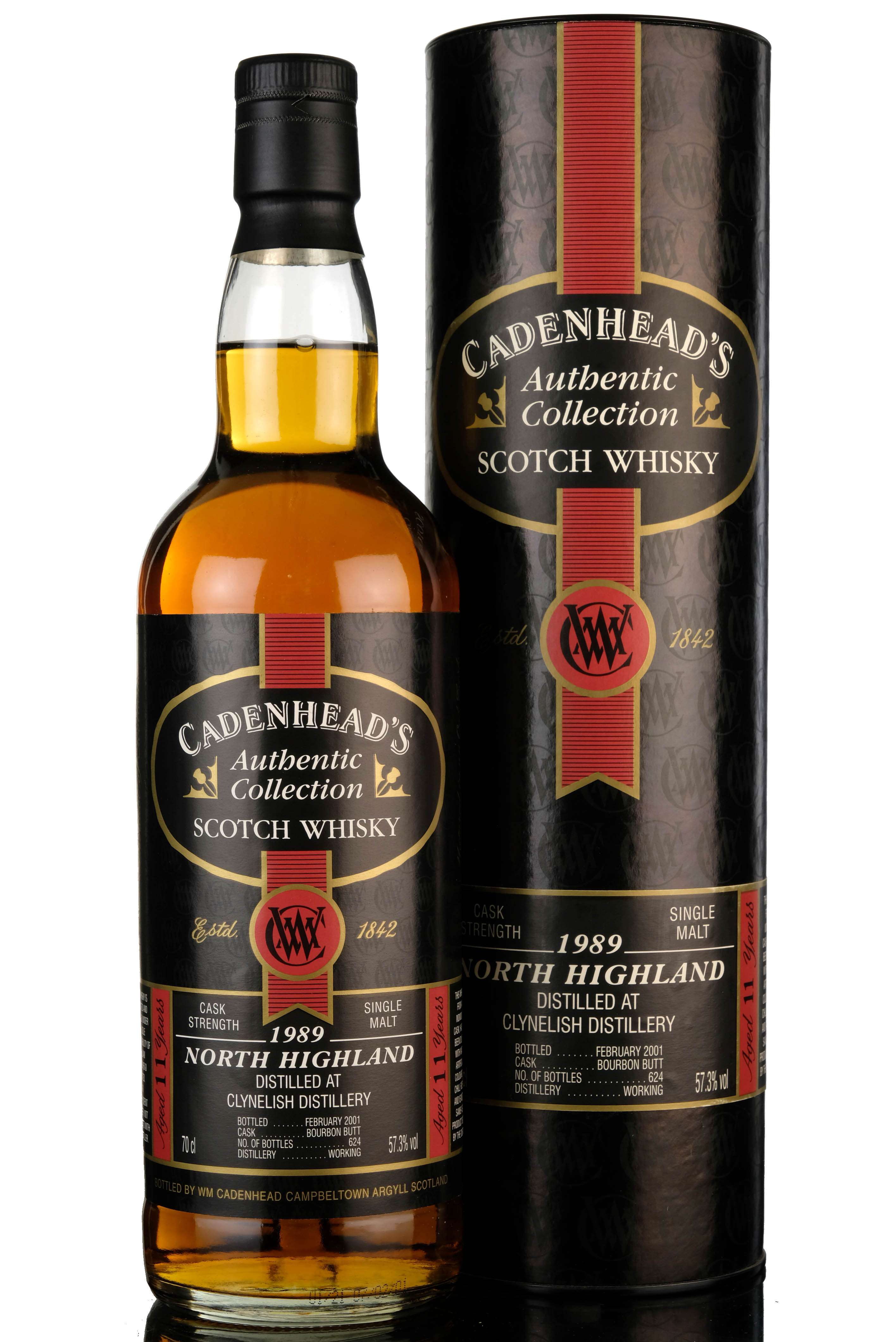 Clynelish 1989-2001 - 11 Year Old - Cadenheads Authentic Collection