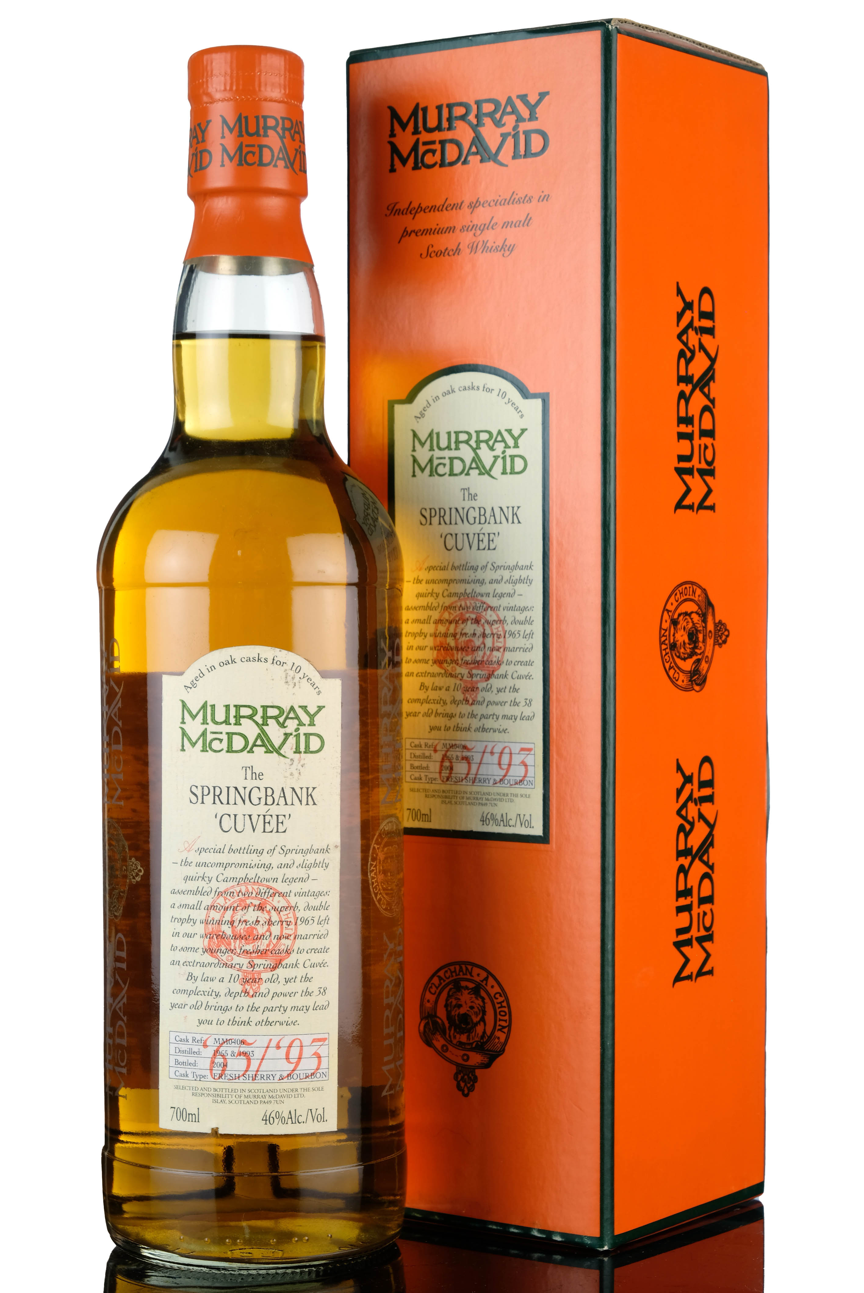 Springbank Cuvee 1965 & 1993 - 10 Year Old - Murray McDavid - Cask Number MM406