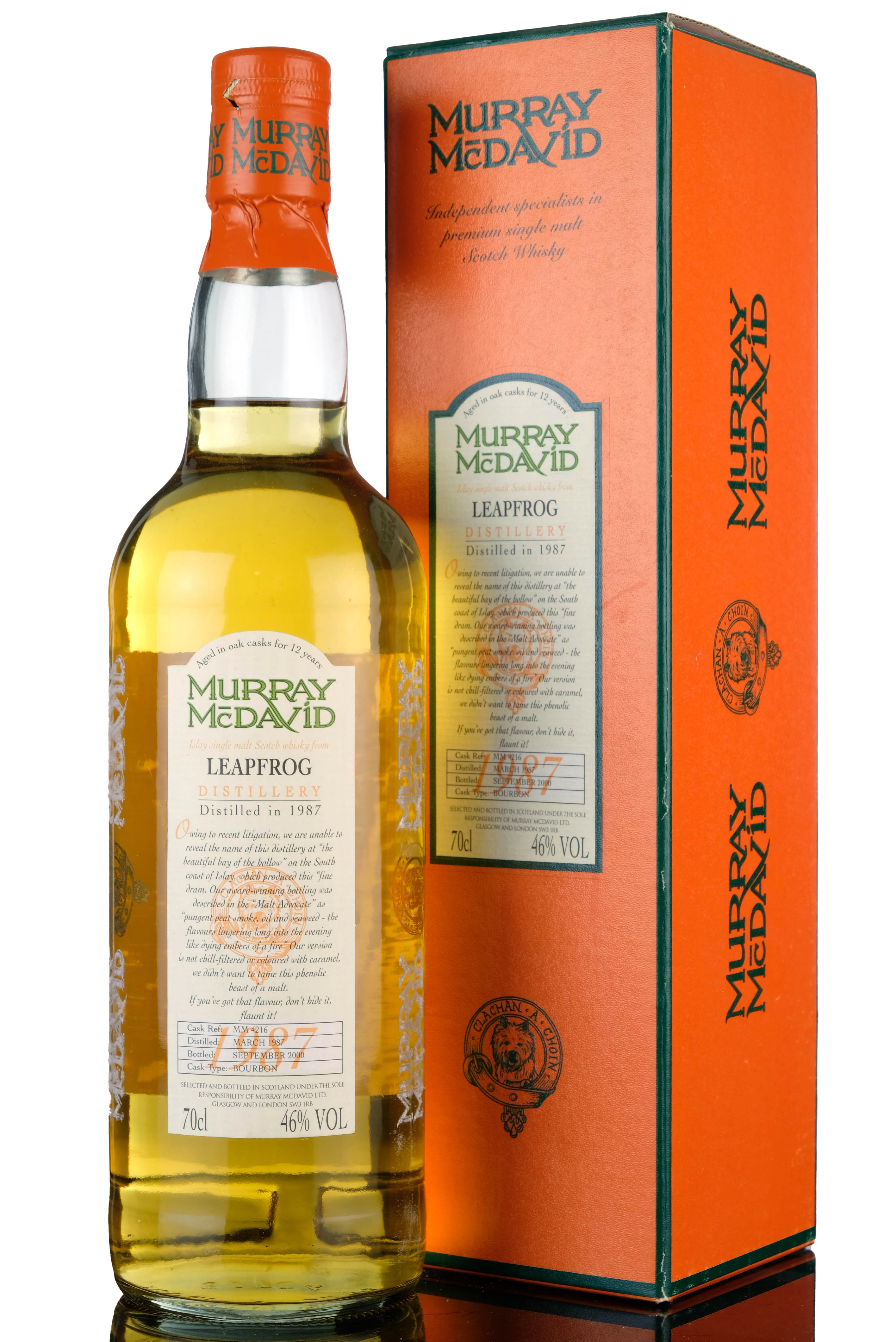 Laphroaig Leapfrog 1987-2000 - 12 Year Old - Murray McDavid