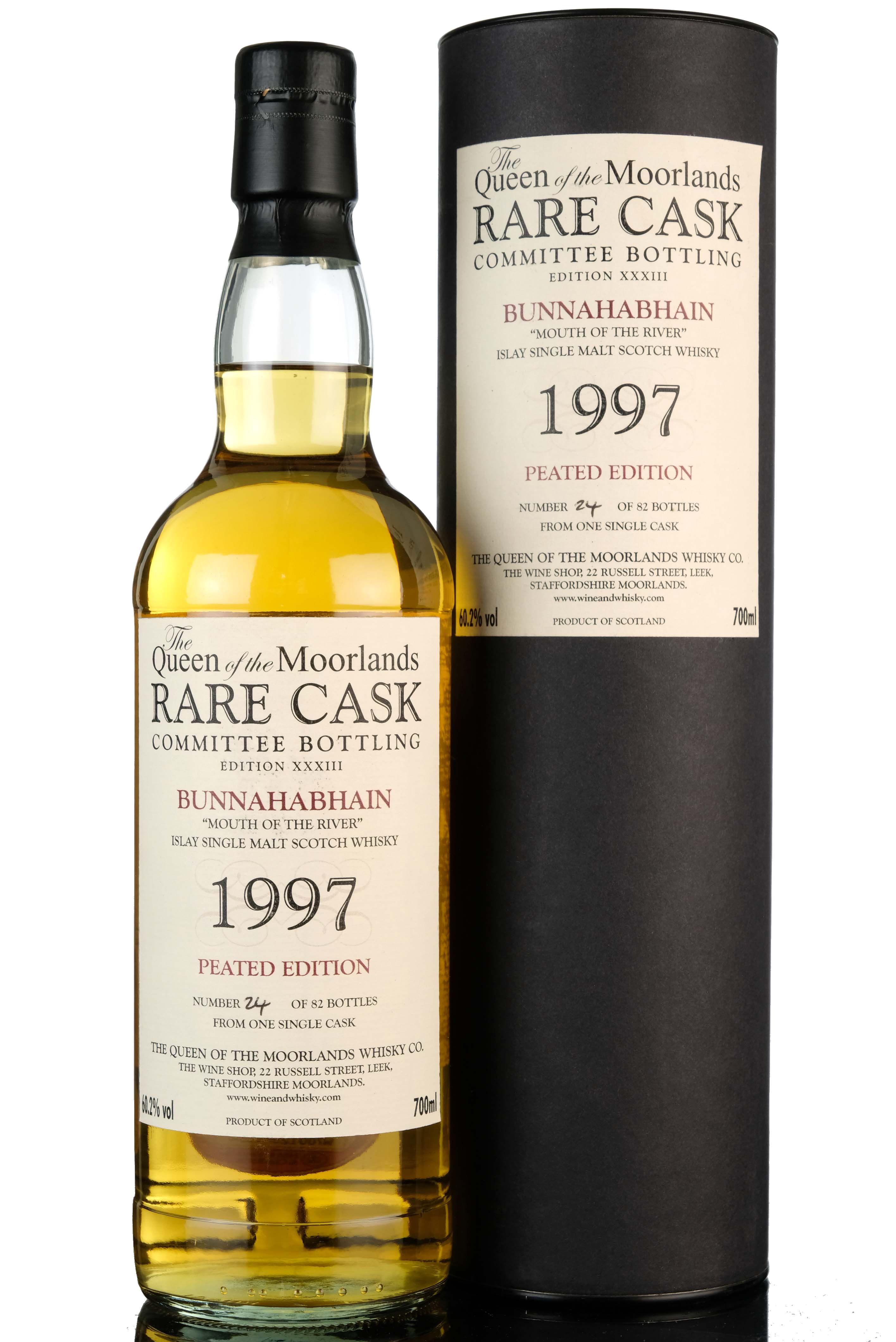 Bunnahabhain 1997 - Queen Of The Moorlands - Committee Bottling
