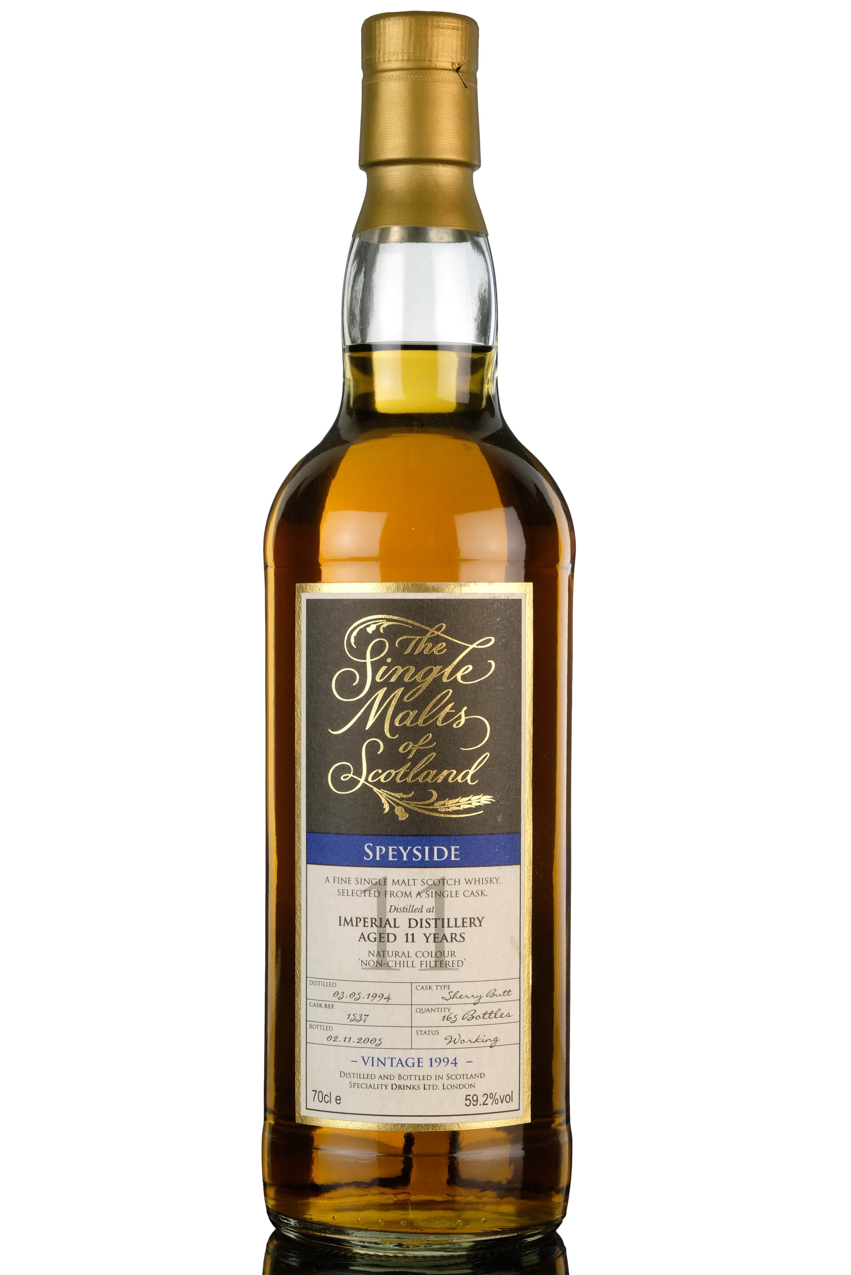 Imperial 1994-2005 - 11 Year Old - Single Malts Of Scotland