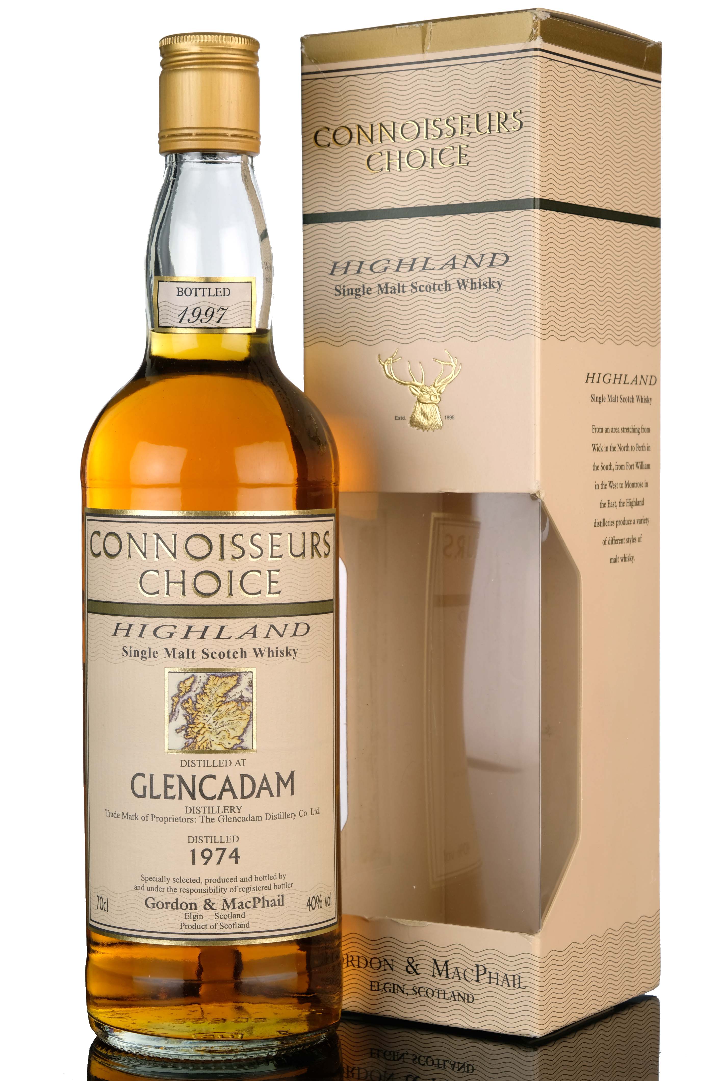 Glencadam 1974 - 1997 Connoisseurs Choice