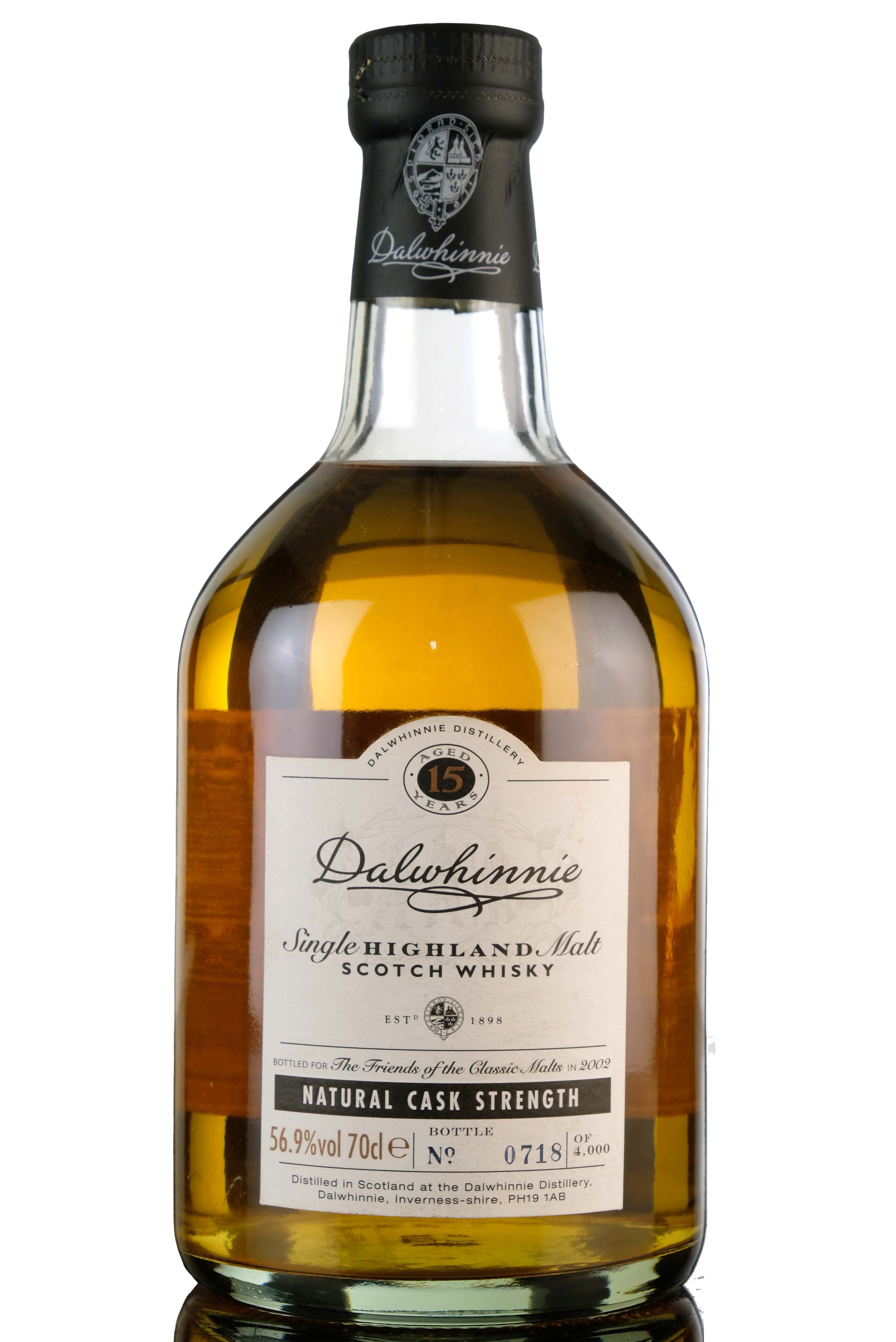Dalwhinnie 15 Year Old - Friends Of The Classic Malts - 2002 Release