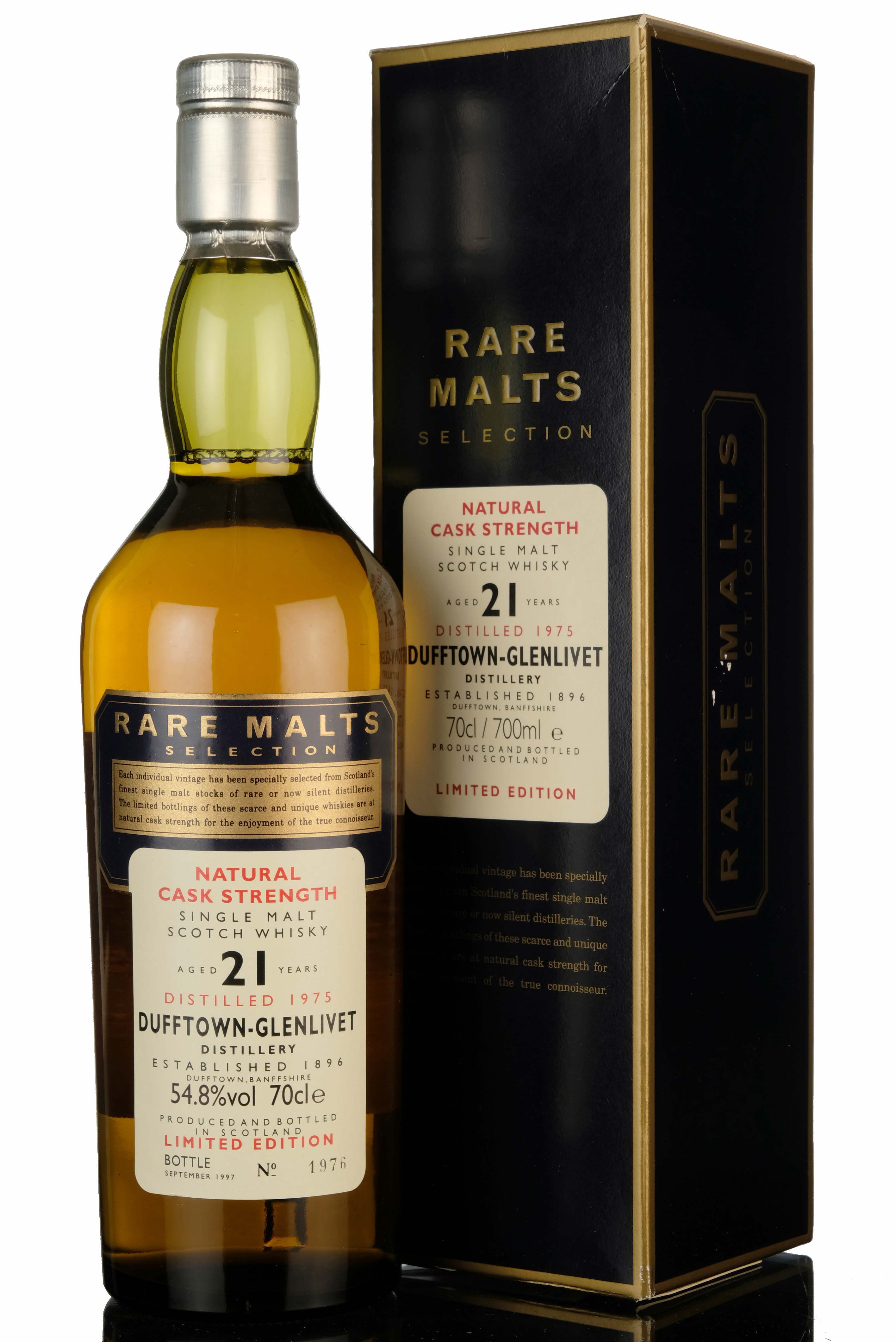 Dufftown-Glenlivet 1975-1997 - 21 Year Old - Rare Malts 54.8%