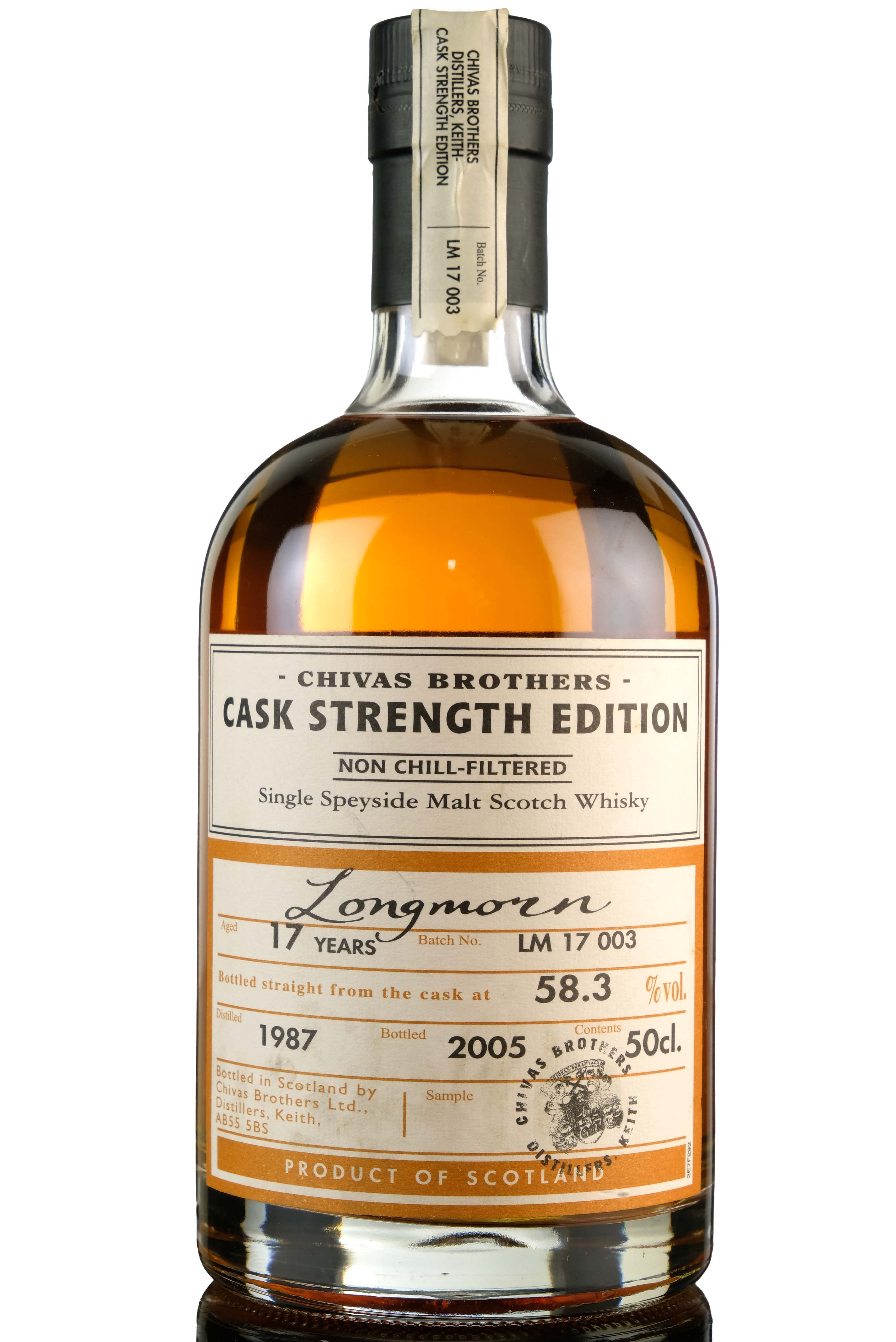Longmorn 1987-2005 - 17 Year Old -  Chivas Brothers