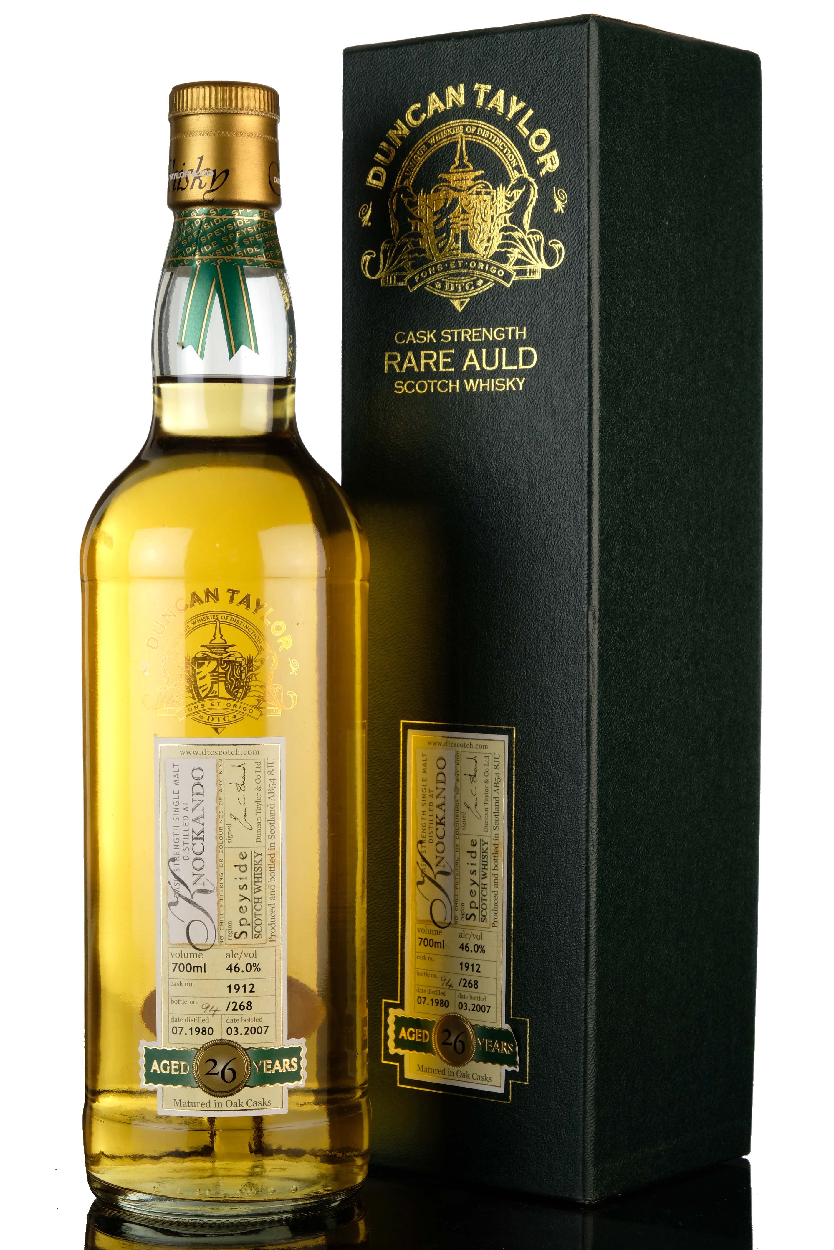 Knockando 1980-2007 - 26 Year Old - Duncan Taylor - Rare Auld
