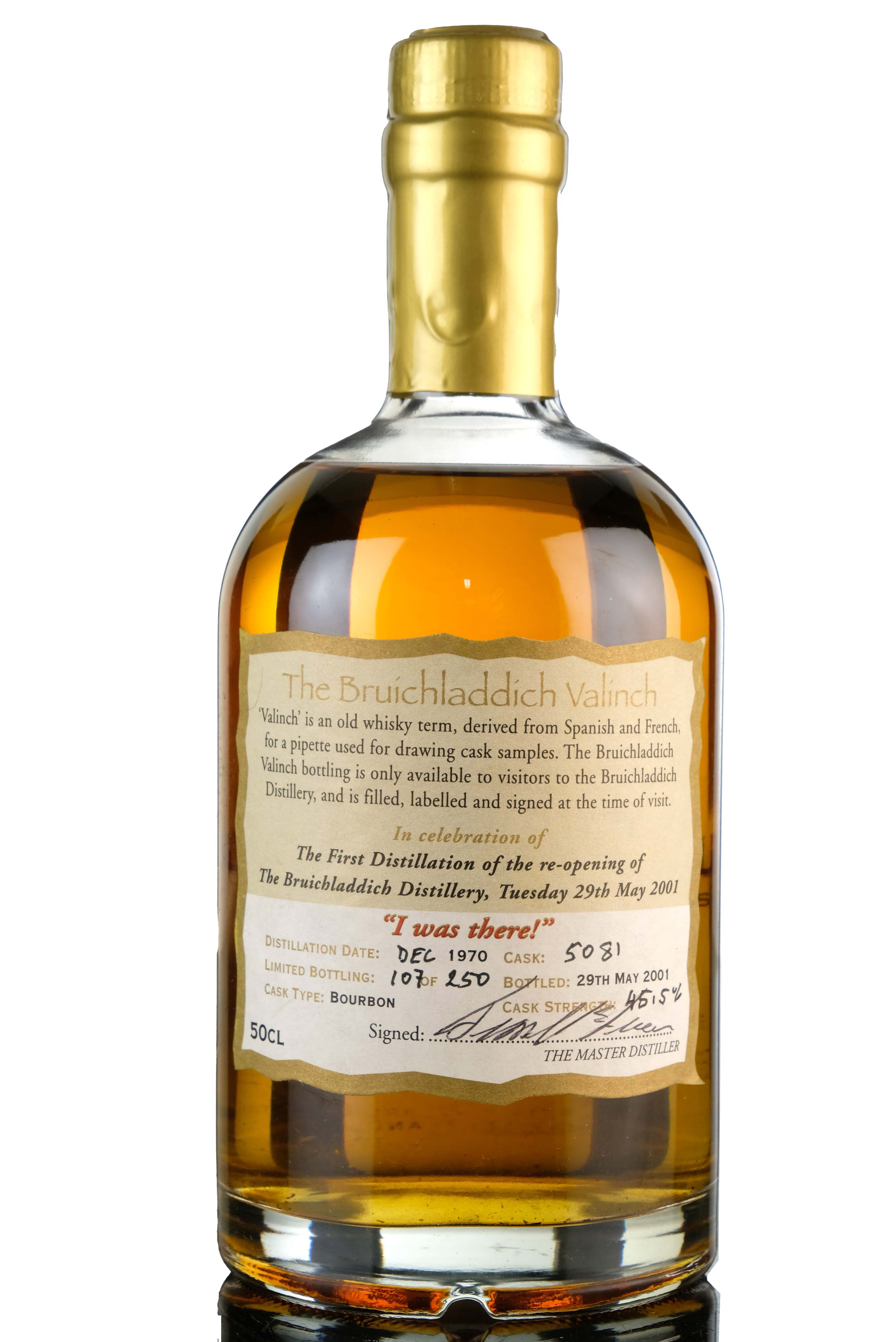 Bruichladdich 1970-2001 - Reopening I Was There - Single Cask 5081