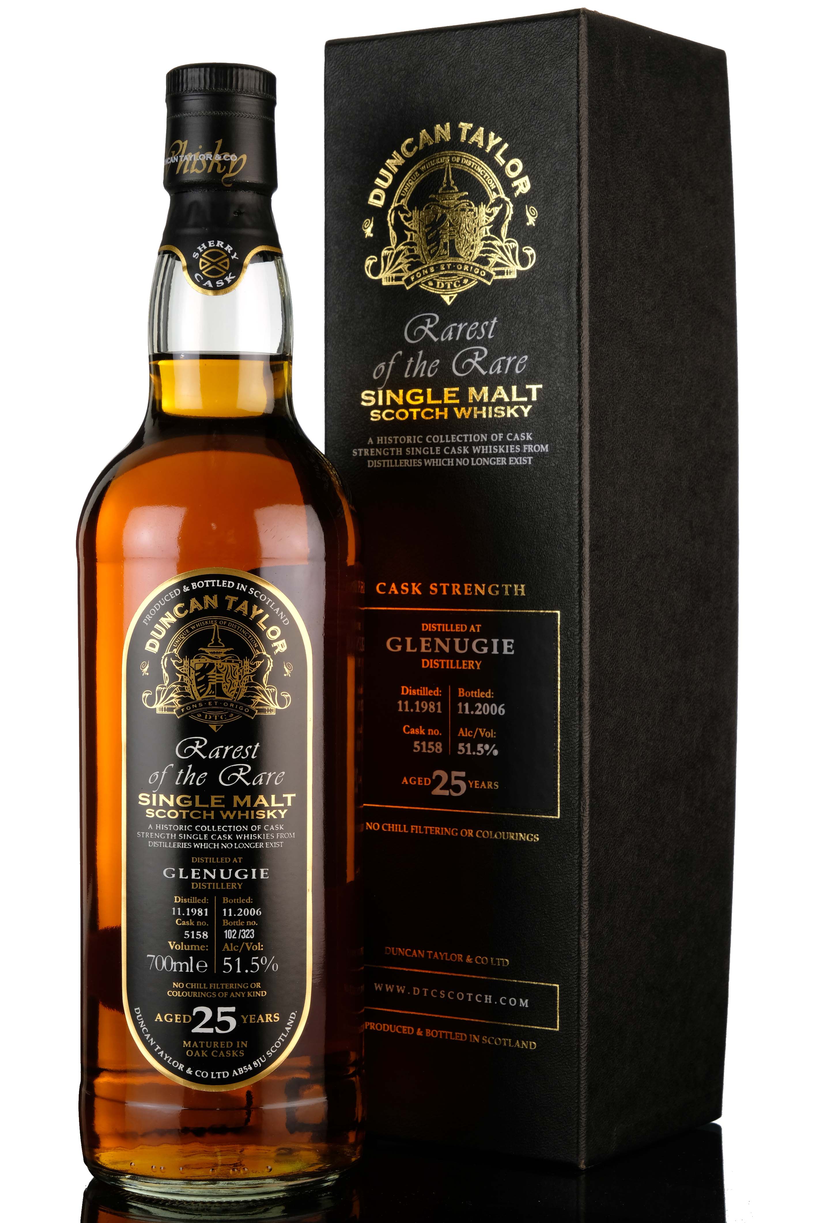 Glenugie 1981-2006 - 25 Year Old - Duncan Taylor - Rarest Of The Rare