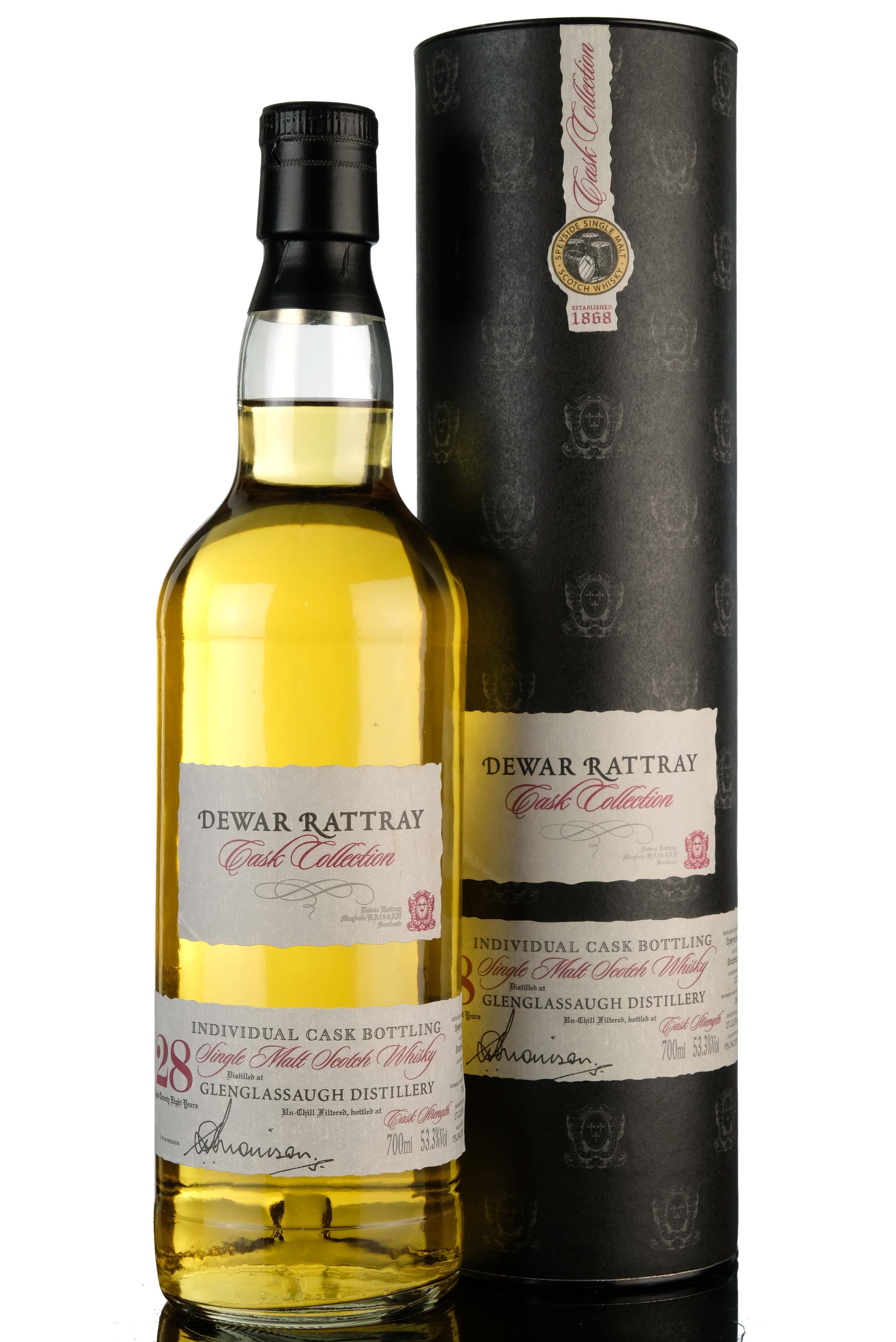 Glenglassaugh 1976-2005 - 28 Year Old - Dewar Rattray