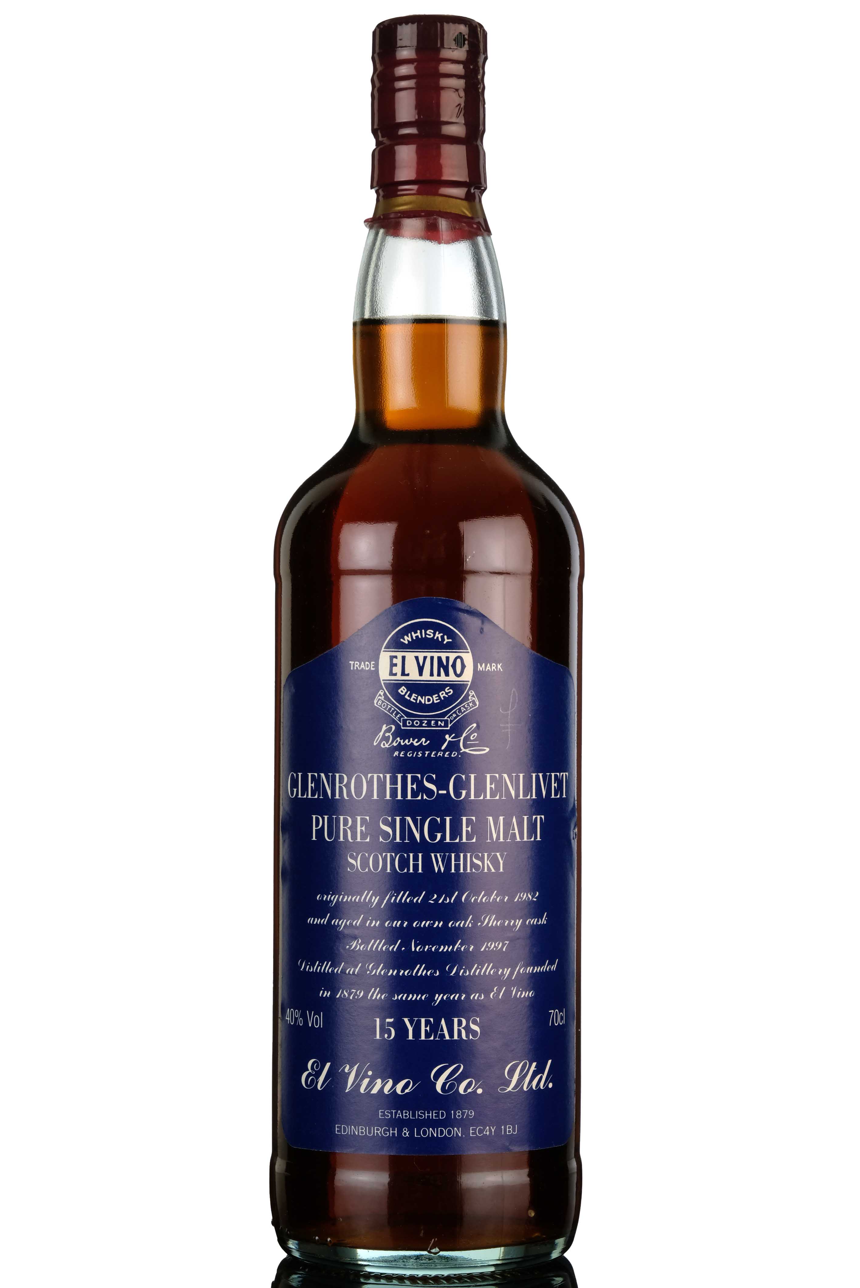 Glenrothes 1982-1997 - 15 Year Old - El Vino