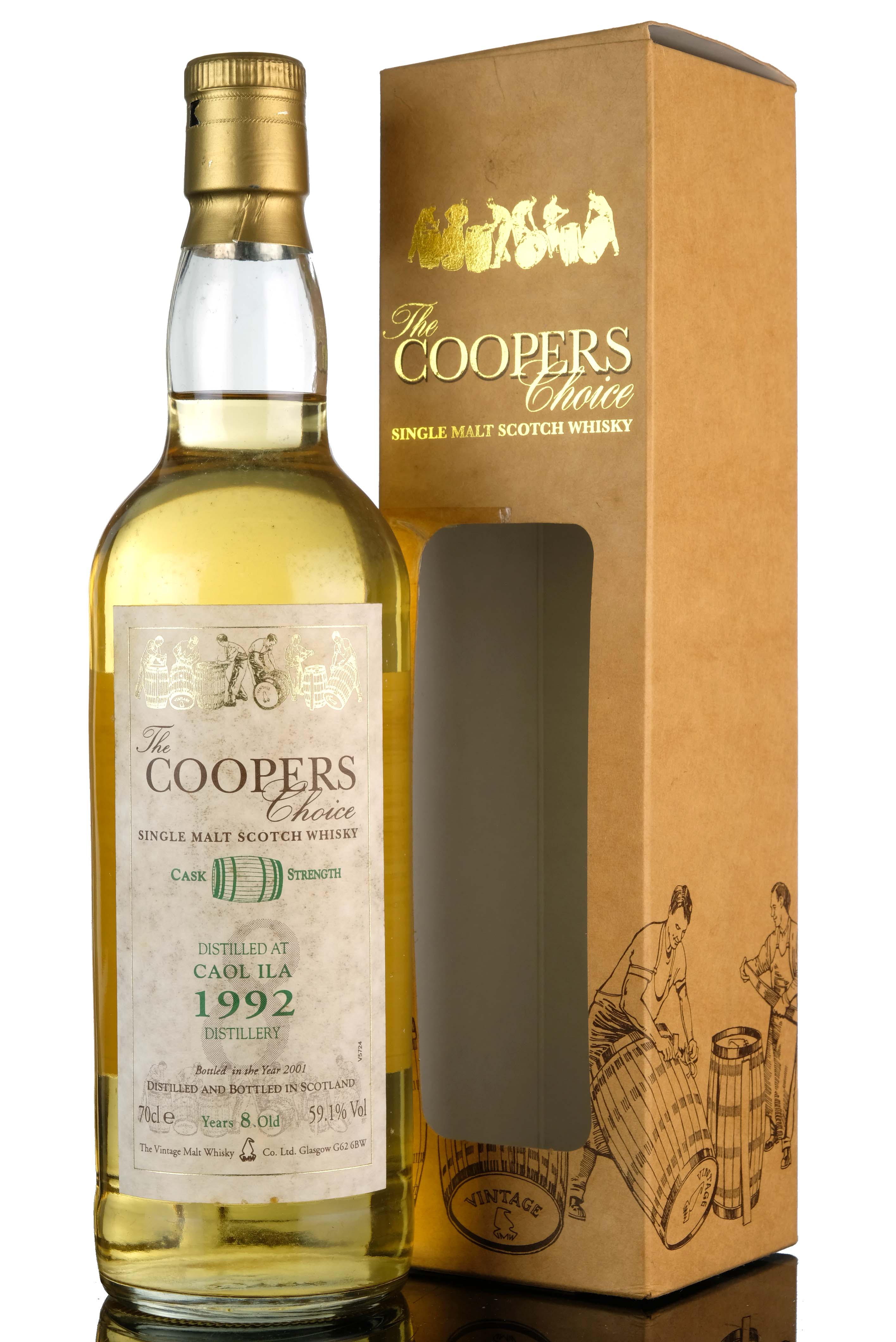 Caol Ila 1992-2001 - 8 Year Old - Coopers Choice