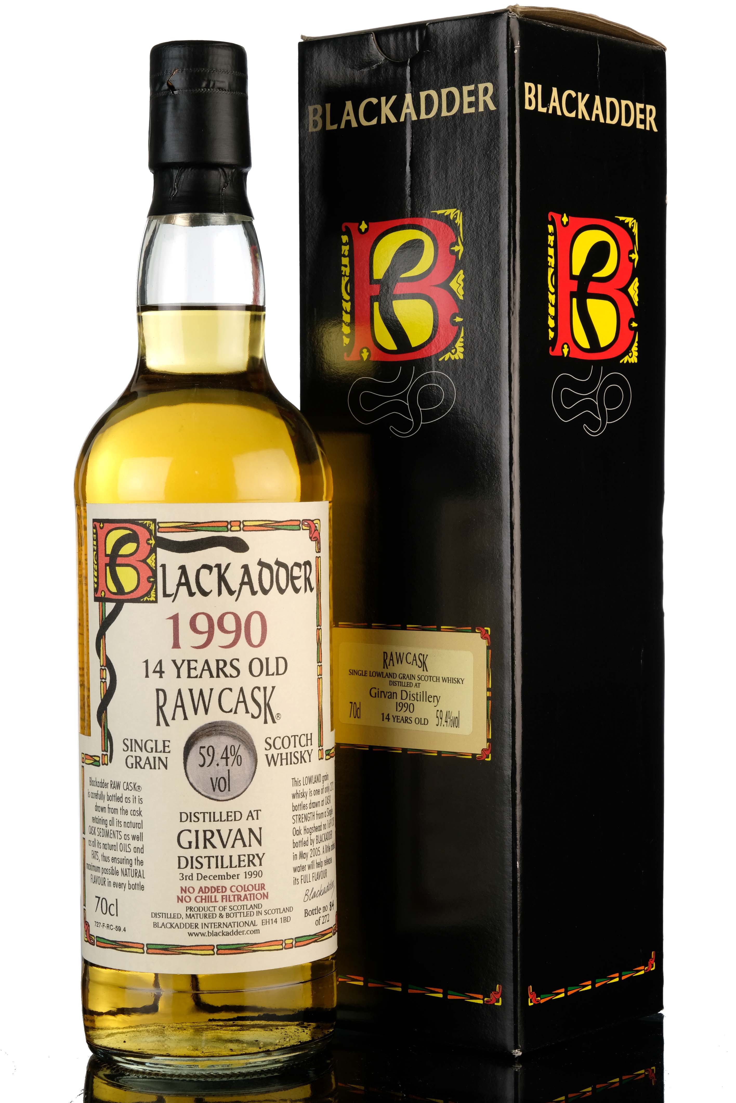 Girvan 1990 - 2005 14 Blackadder Raw Cask Single Cask 169128