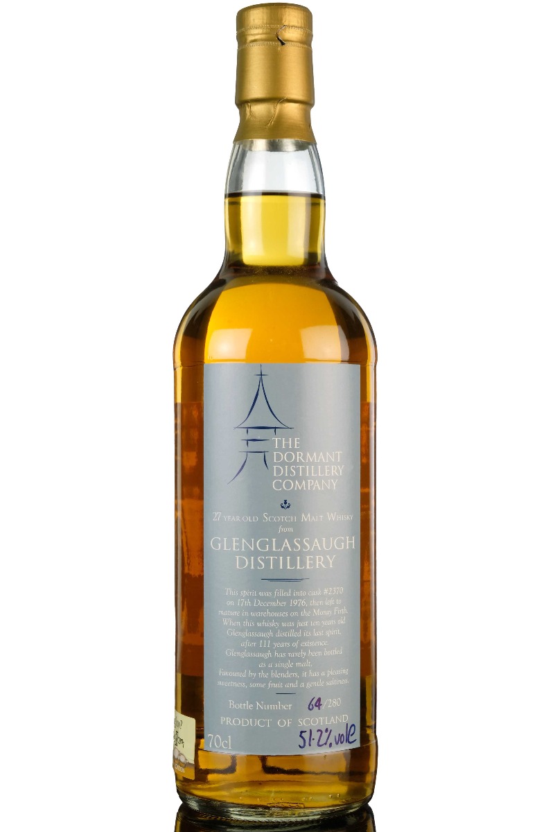Glenglassaugh 1976 27 Year Old The Dormant Distillery Company