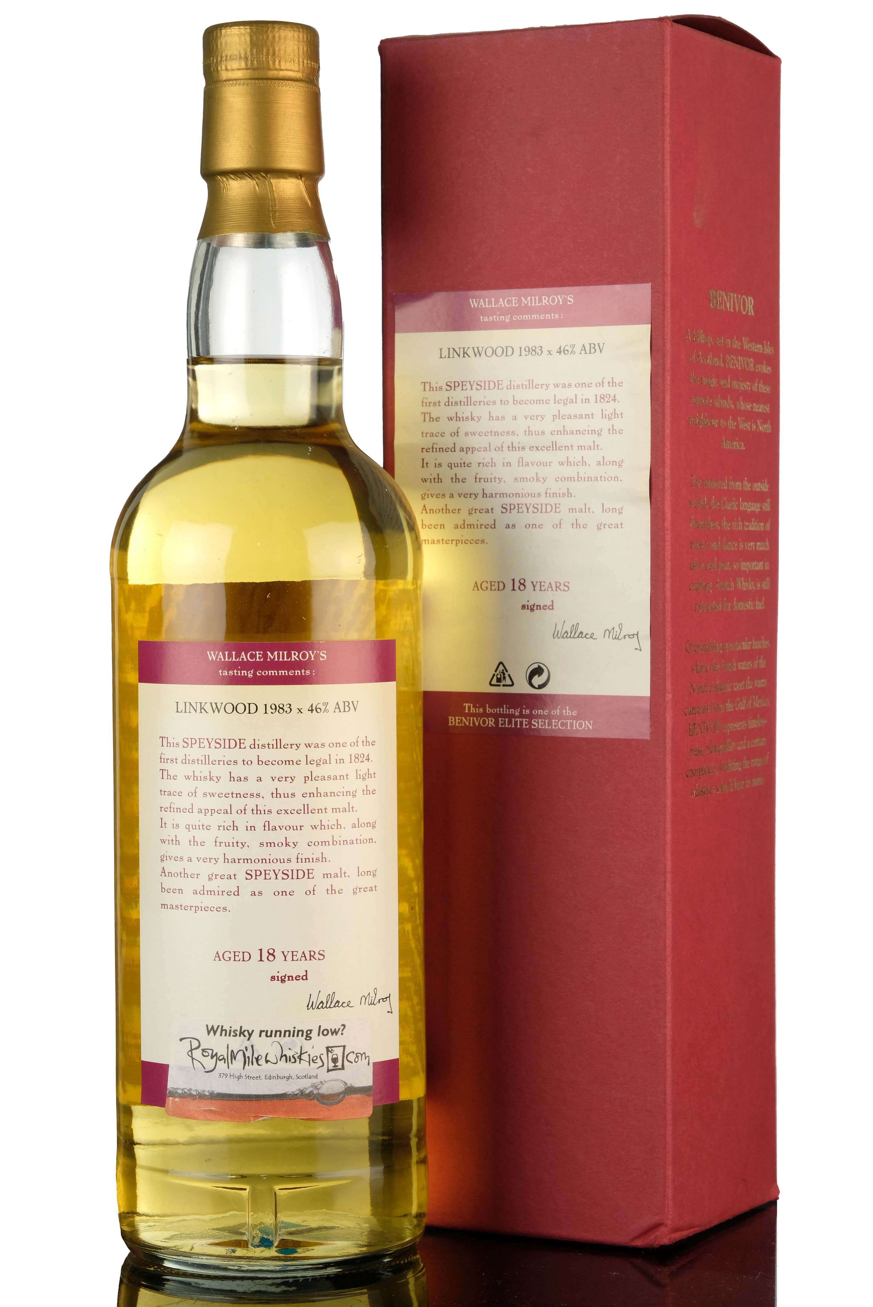 Linkwood 1983  18 Year Old  Benivor Elite Selection