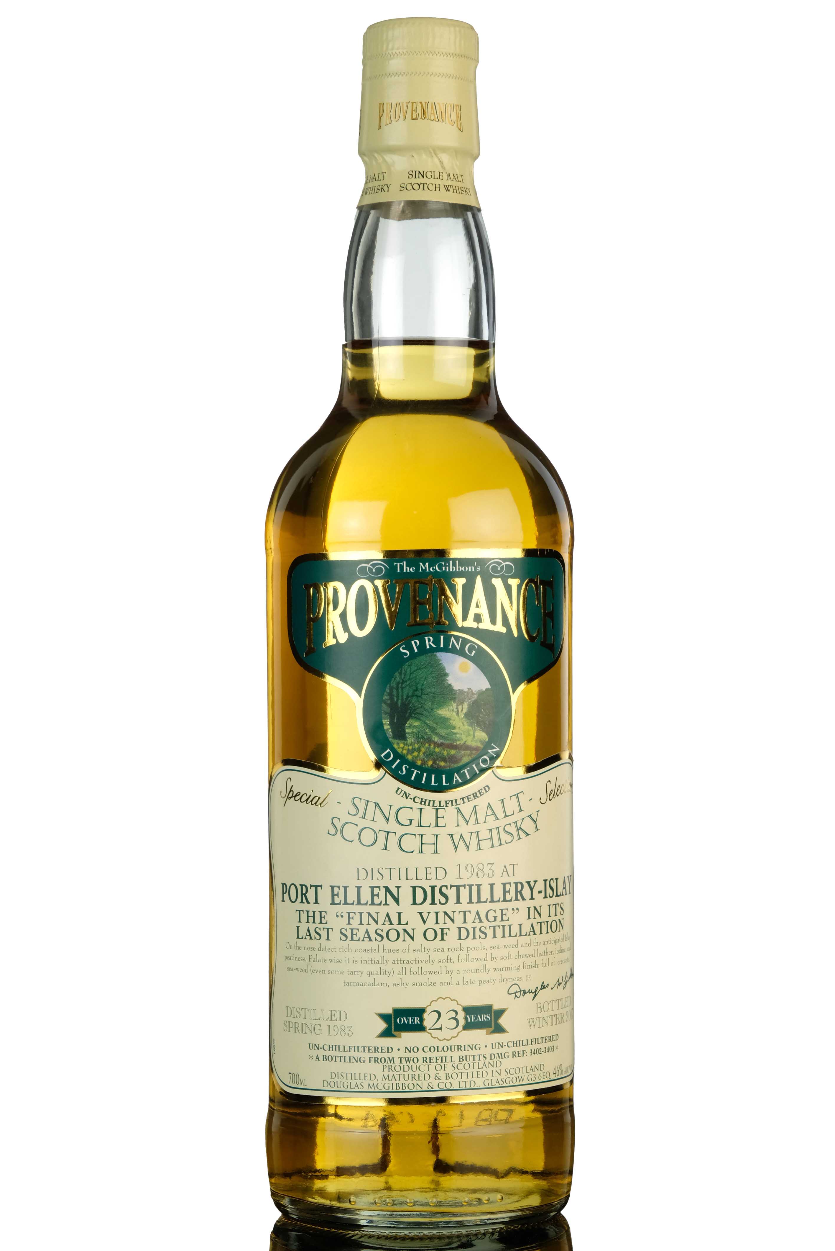 Port Ellen 1983-2007 - 23 Year Old - Provenance