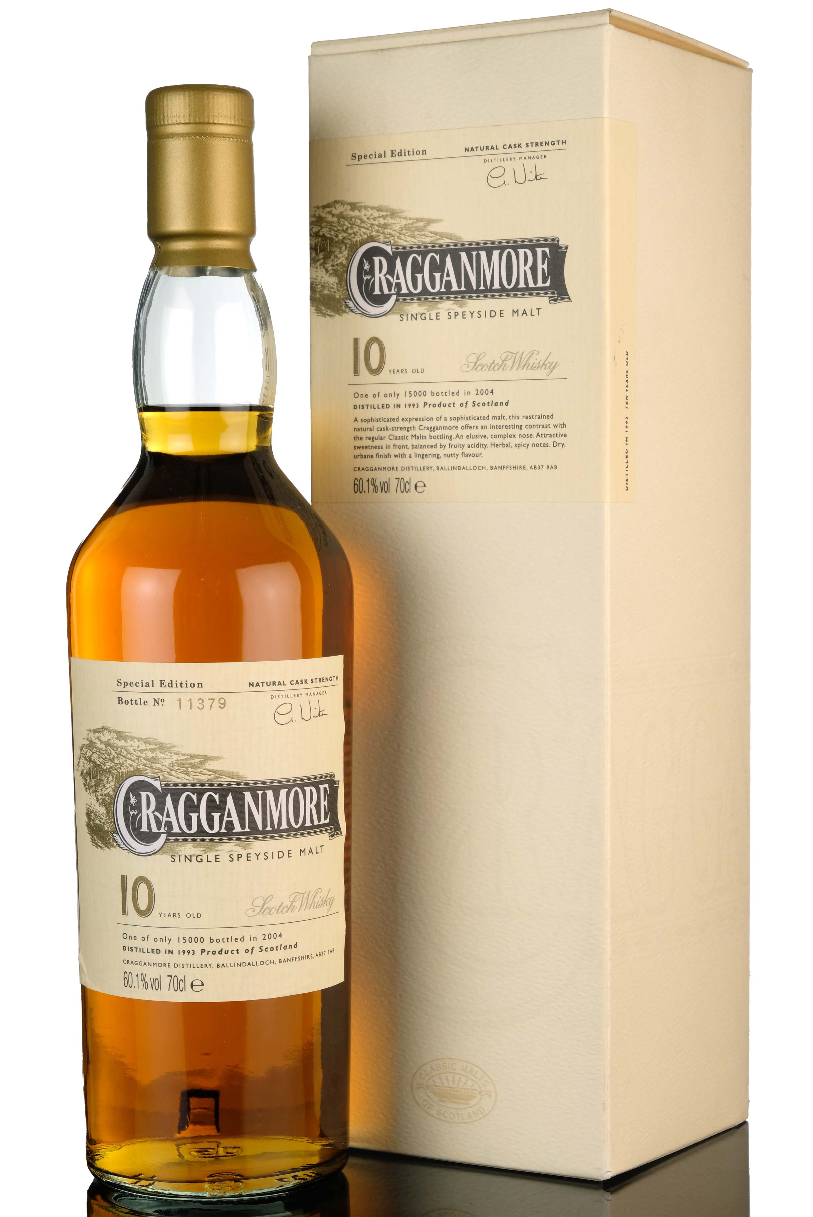 Cragganmore 1993-2004 - 10 Year Old