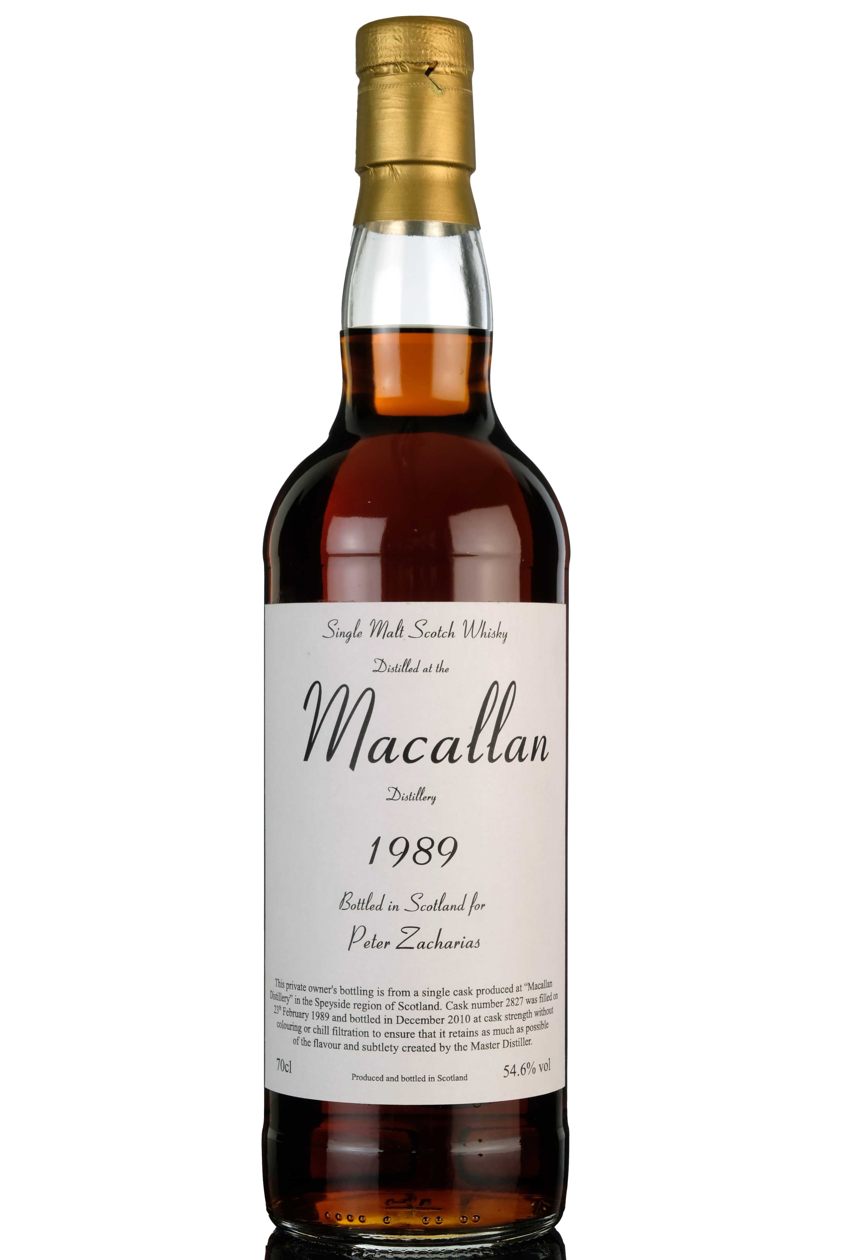 Macallan 1989 - 2010 Private Single Cask 2827
