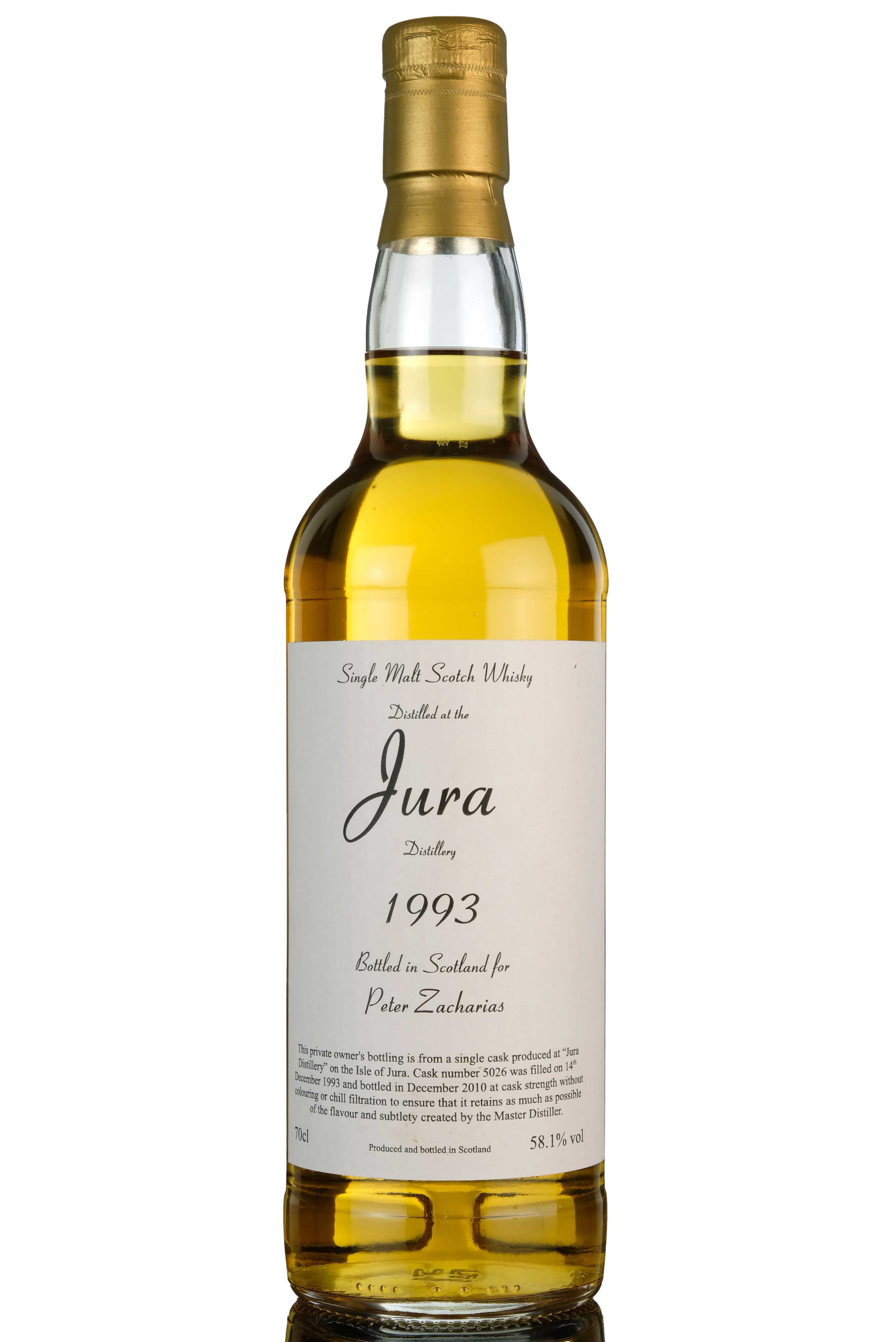 Jura 1993-2010 - Single Cask 5026 - Peter Zacharias Private Bottling