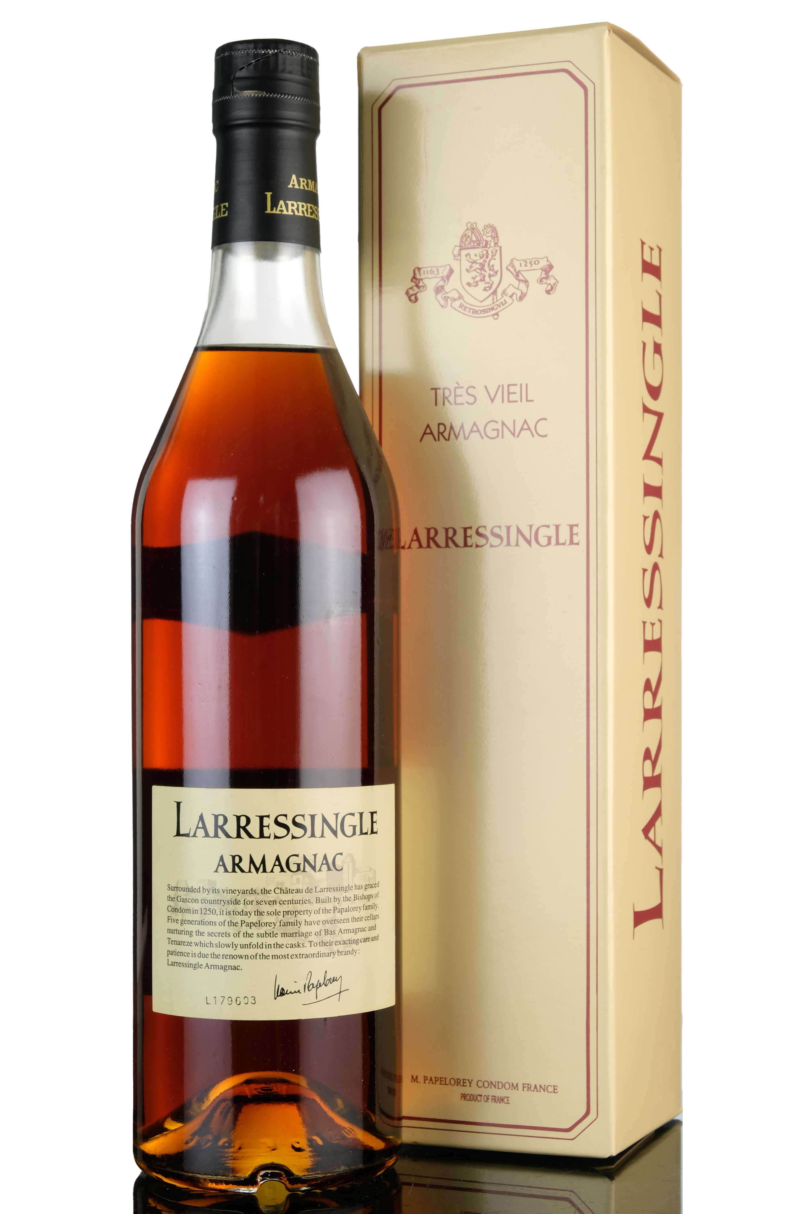 Chateau De Larressingle Tres Vieil Armagnac
