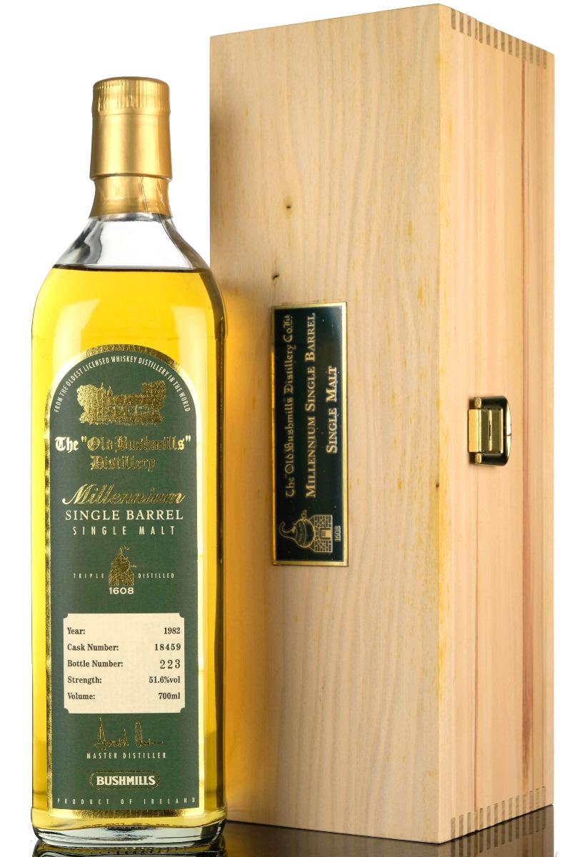 Bushmills 1982  Millennium Irish Whiskey  Single Cask 18459