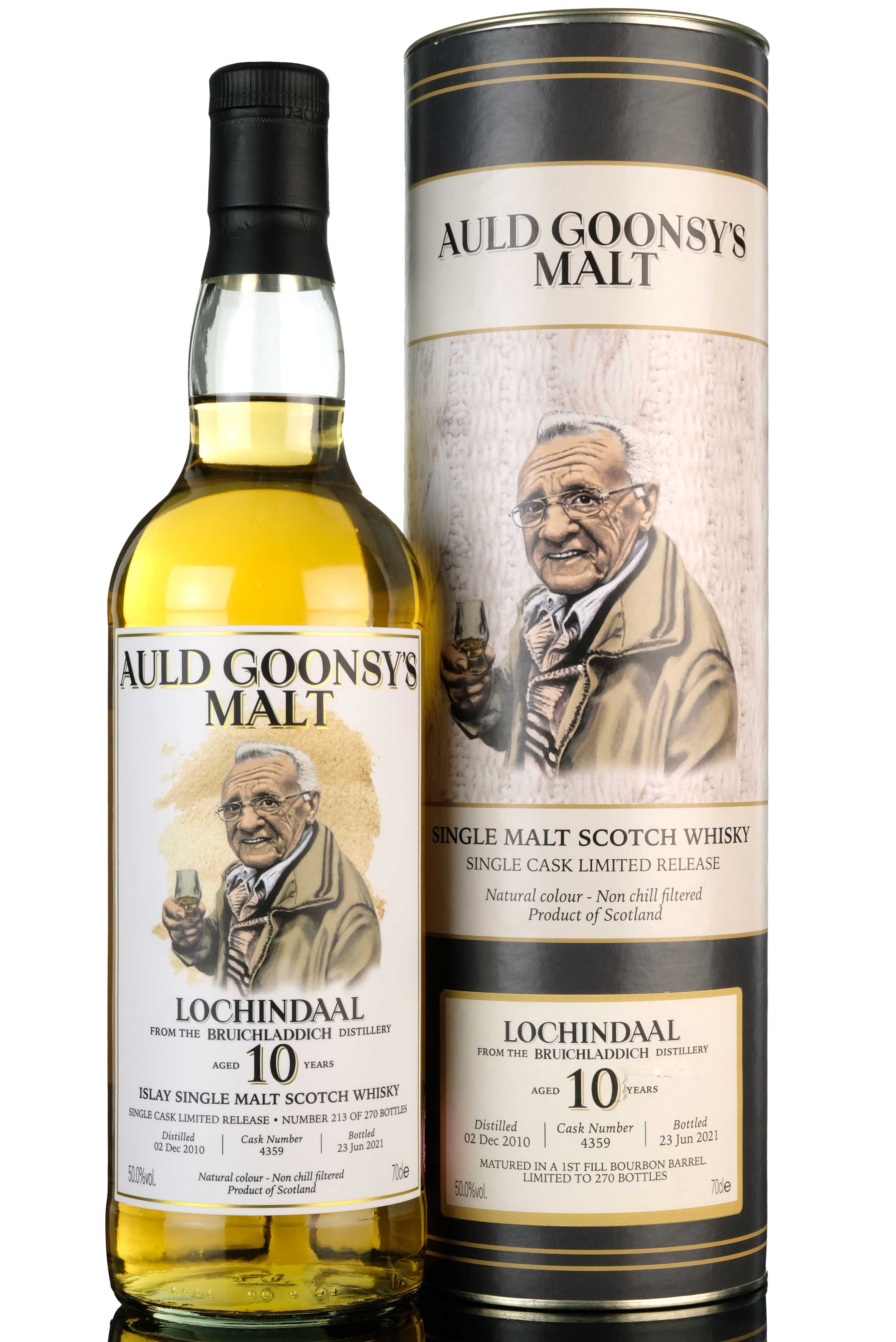 Bruichladdich Lochindaal 2010 - 2021 10 Auld Goonsys Single Cask 4359
