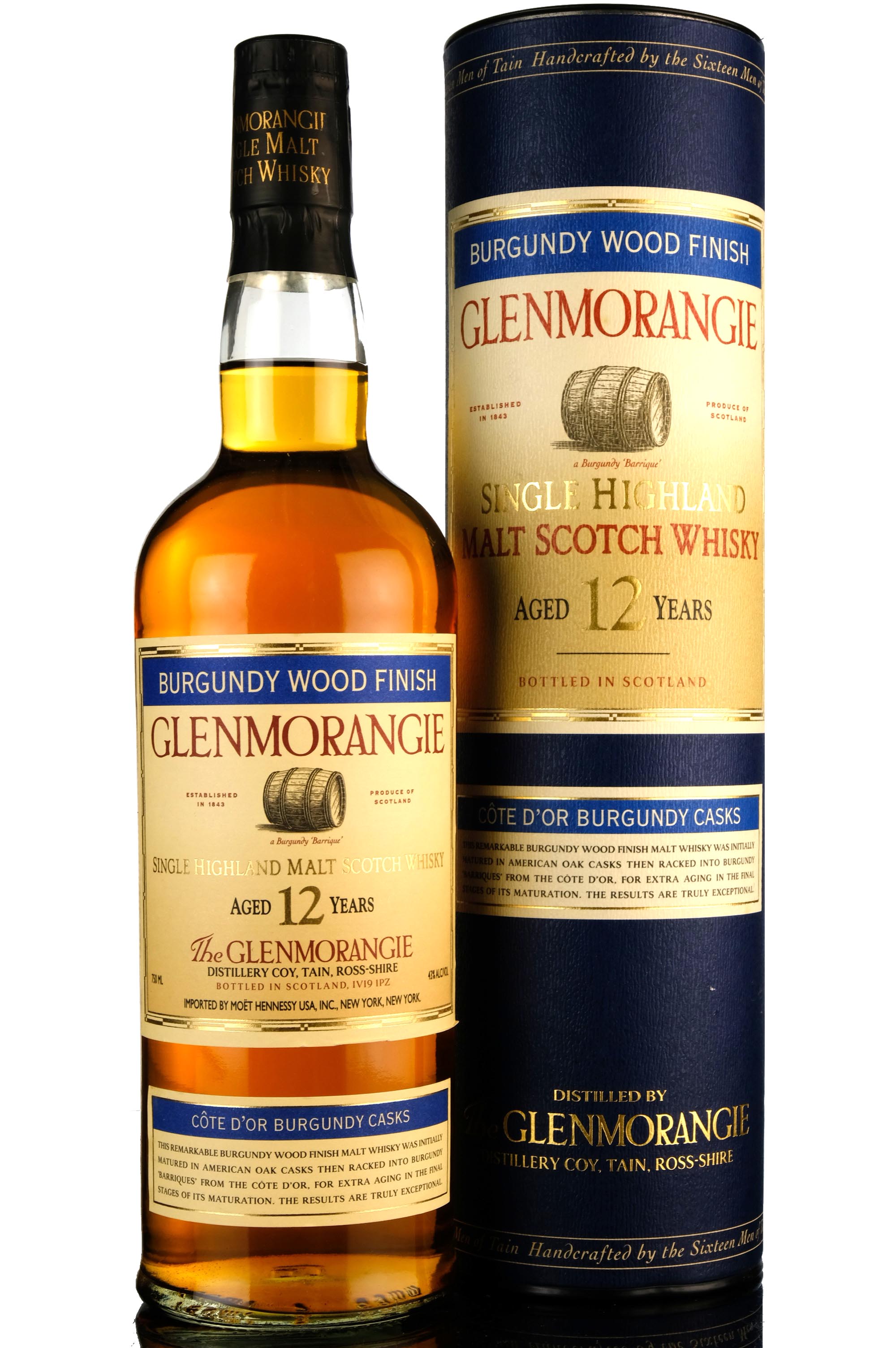 Glenmorangie 12 Year Old - Burgundy Wood Finish