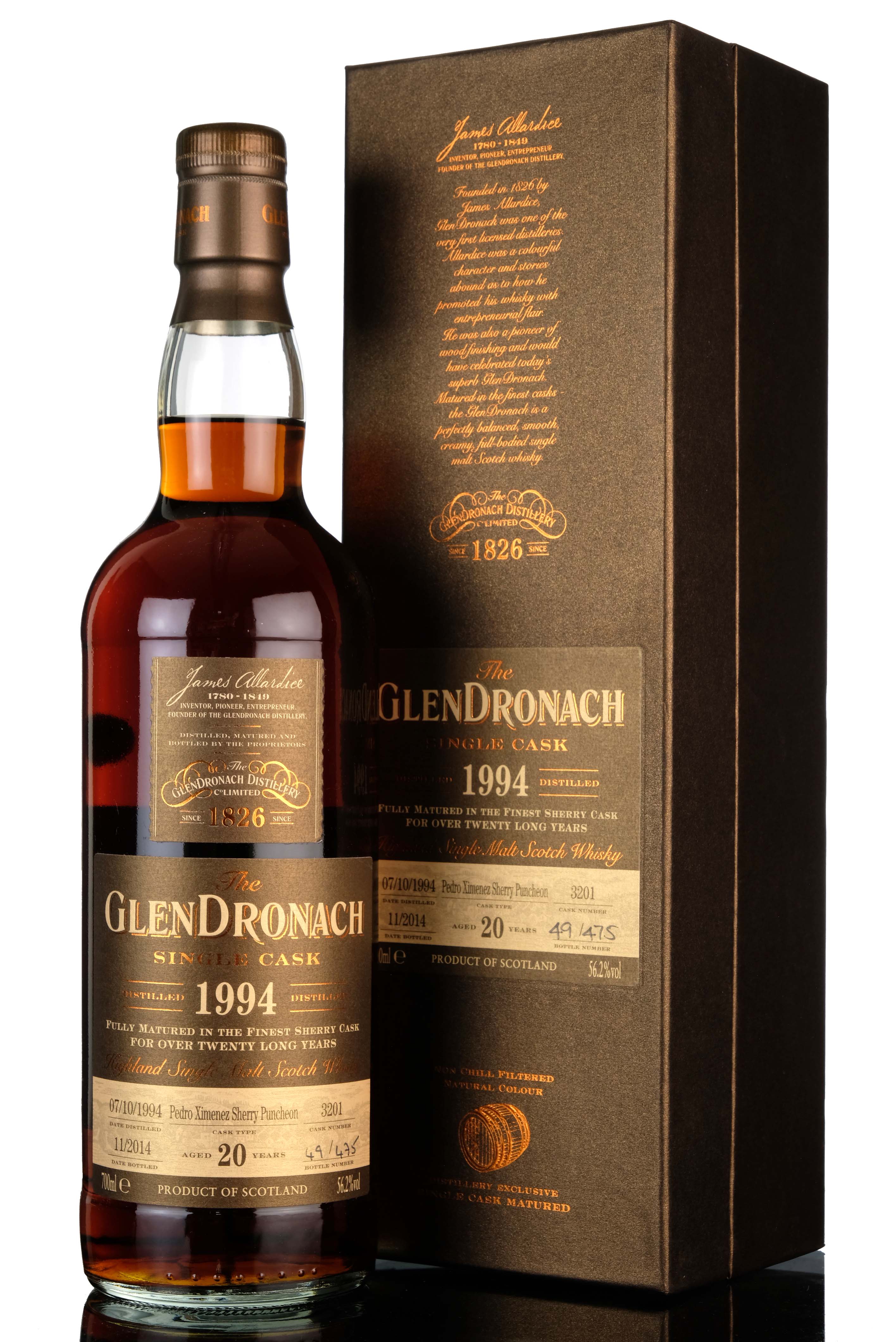Glendronach 1994 - 2014 20 Single Cask 3201 Batch 11