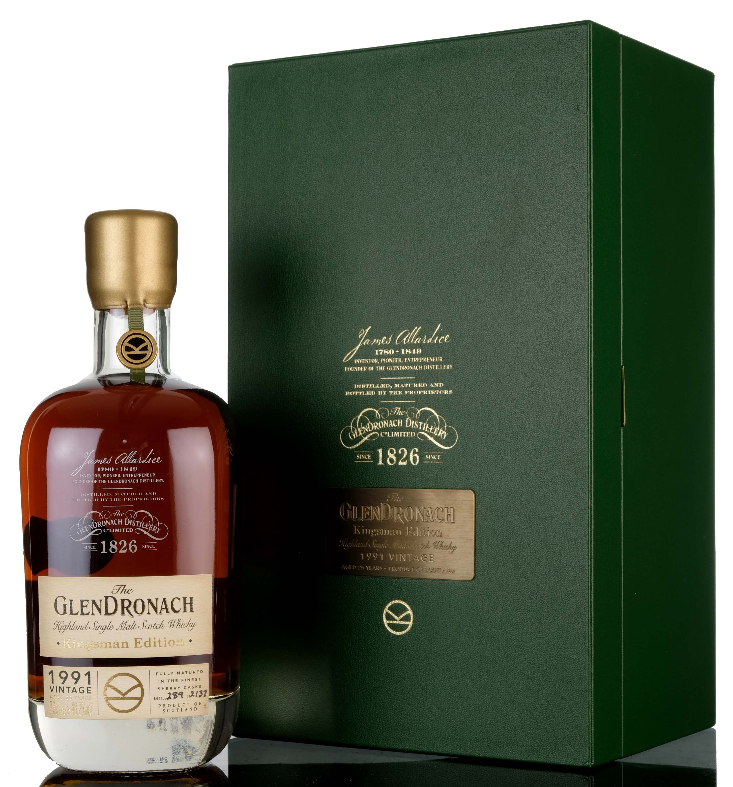 Glendronach 1991 - 25 Year Old - Kingsman Edition