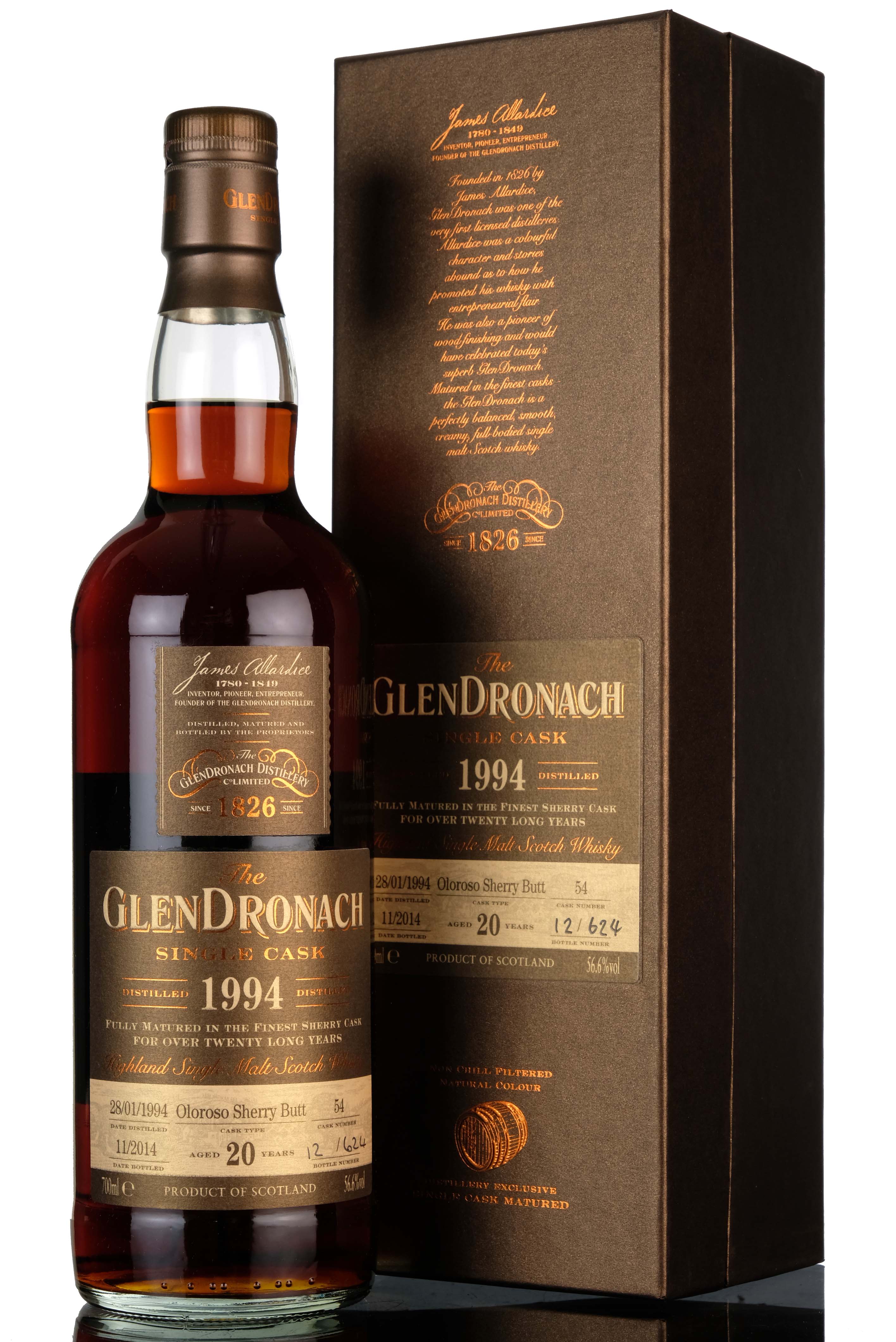 Glendronach 1994 - 2014 20 Single Cask 54 Batch 11