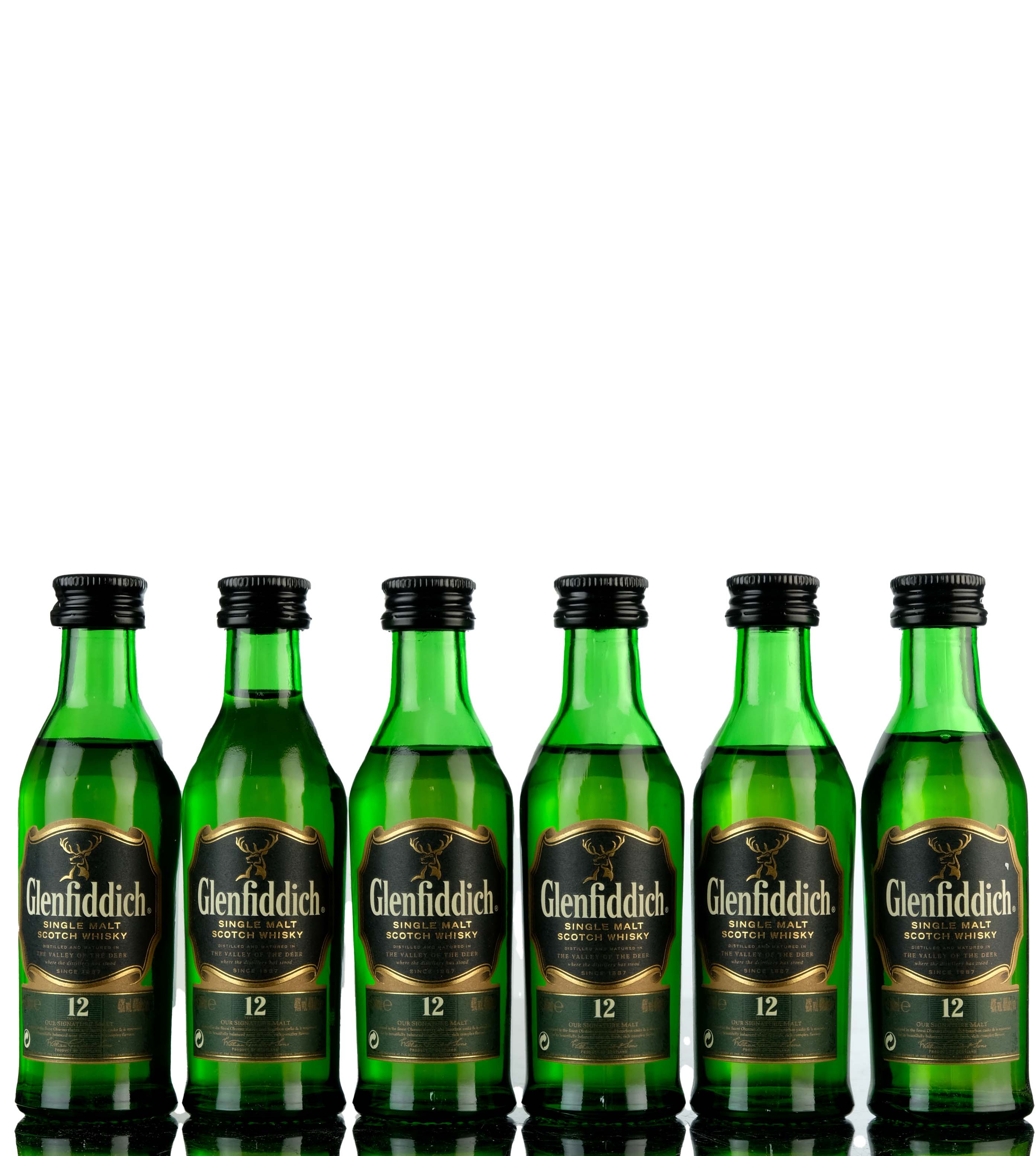 6 x Glenfiddich 12 Year Old - Miniatures