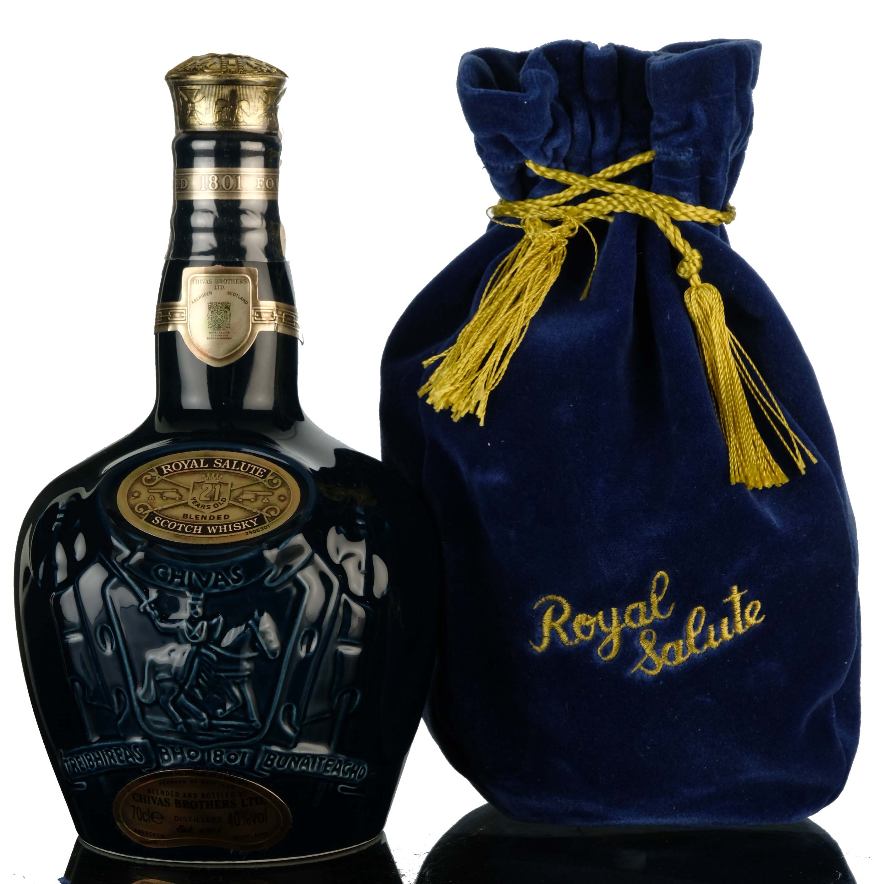 Royal Salute 21 Year Old - Blue Ceramic - Whisky-Online Auctions