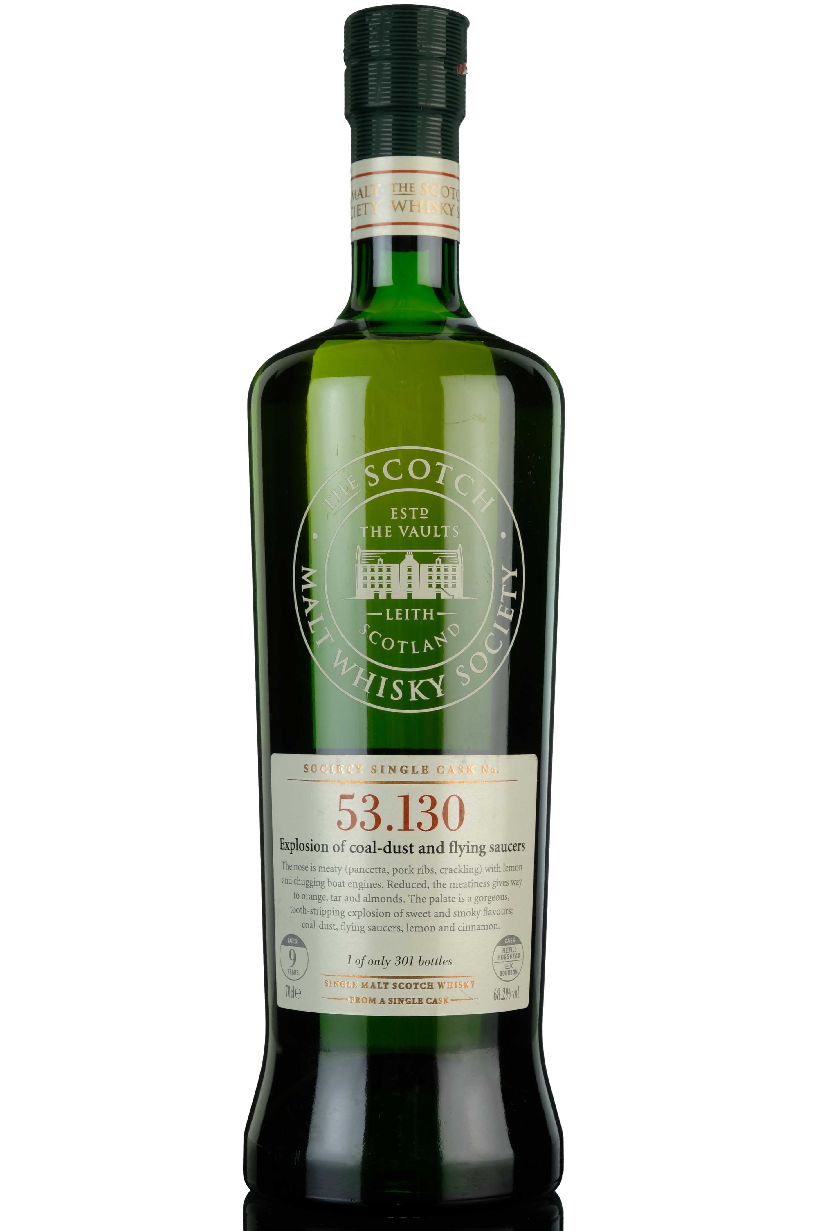Caol Ila 9 Year Old SMWS 53130 Explosion Of CoalDust Flying Saucers